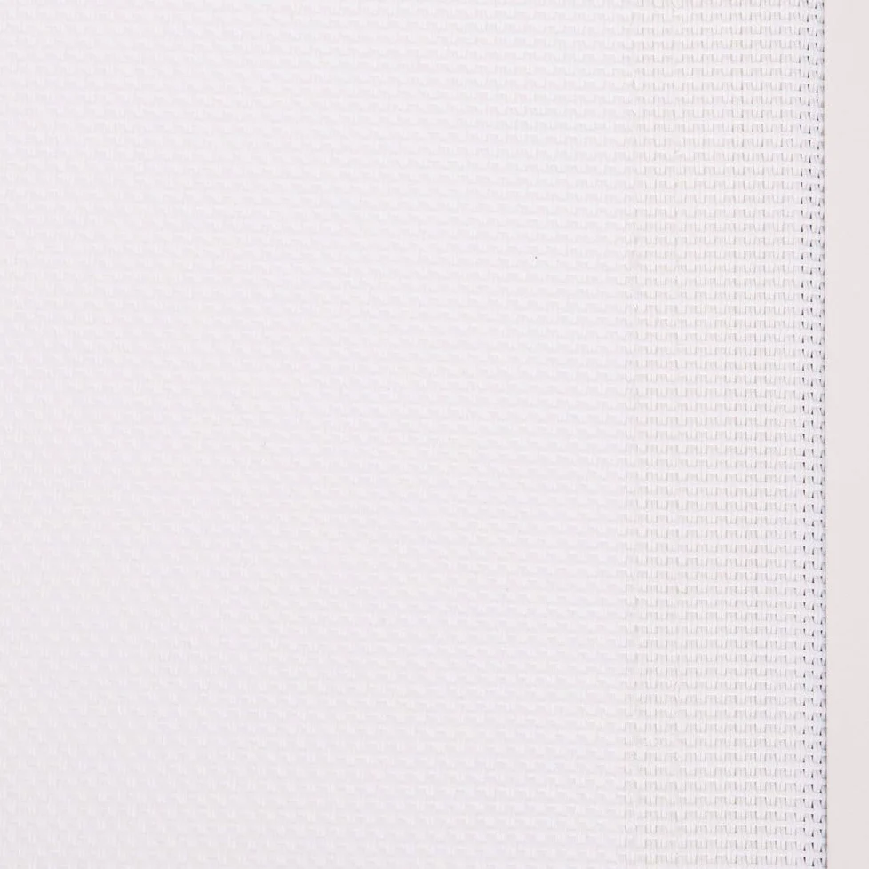 MONTY Set de 2 Sillas Thais de Aluminio Blanco y Textileno Blanco, Elegantes, Apilables, Ligeras y Resistentes, Tratamiento anticorrosión para Exteriores, de 56x56x86 cm