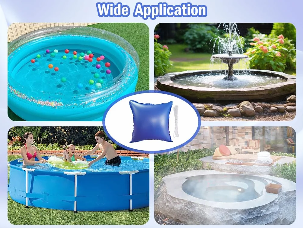 1.2 * 1.2M Plaza Cojín de Aire para Piscina,Cojín de Piscina,Piscina Aire Almohada,Piscina Aire Almohada Cojín,Cojines de Aire para Invierno,SPA,Piscina Inflable,Fuente,Piscina Pequeña