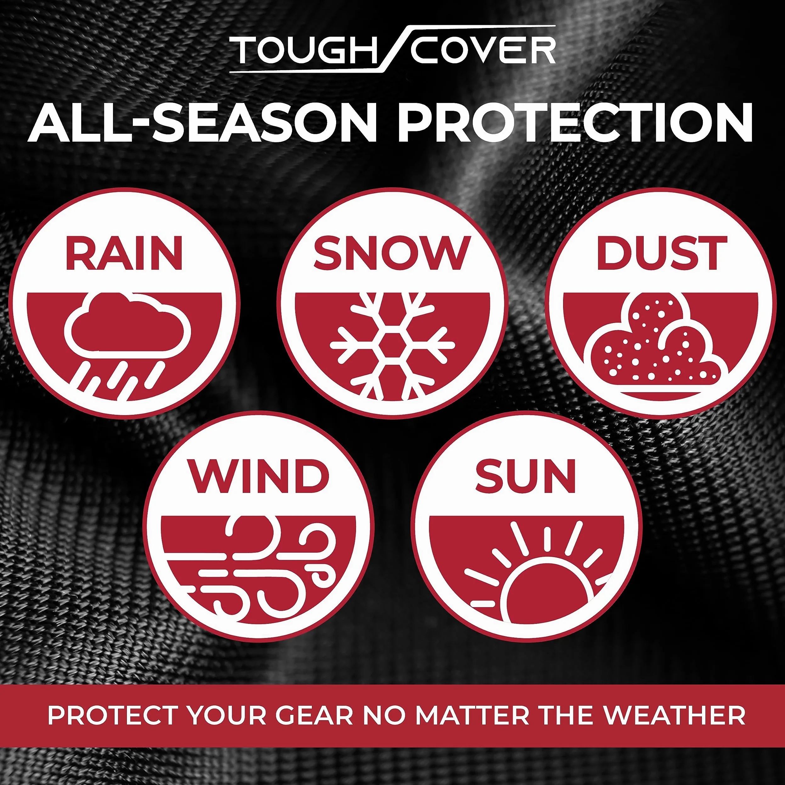 Tough Cover Extreme Edition - Cubierta para cortacésped de giro cero resistente, tela de grado marino 600D, ajuste universal, protege contra el agua, los rayos UV, el polvo, la suciedad y el viento
