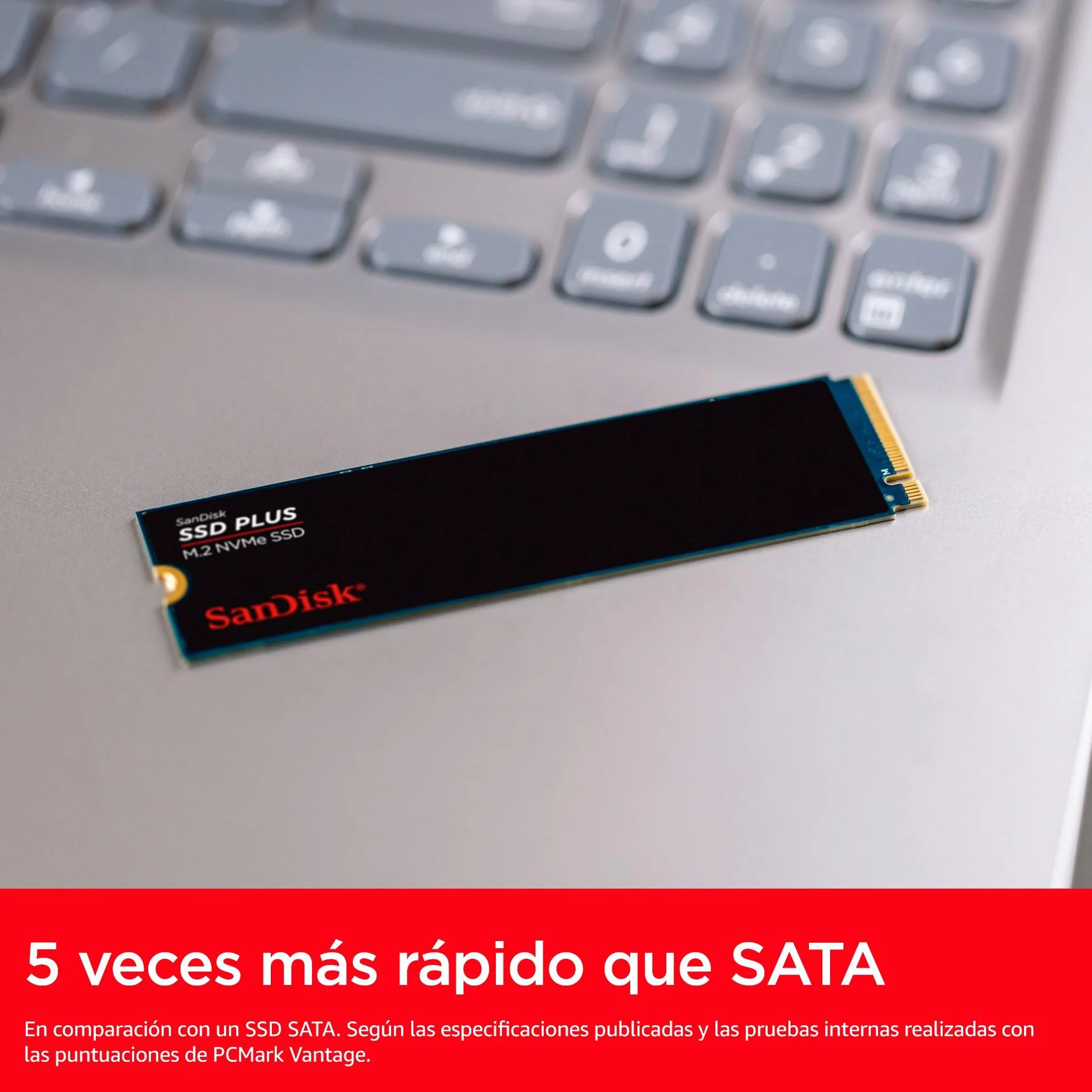 SanDisk SSD Plus 1TB M.2 2280 PCIe Gen3 NVMe SSD 3200 MB/s