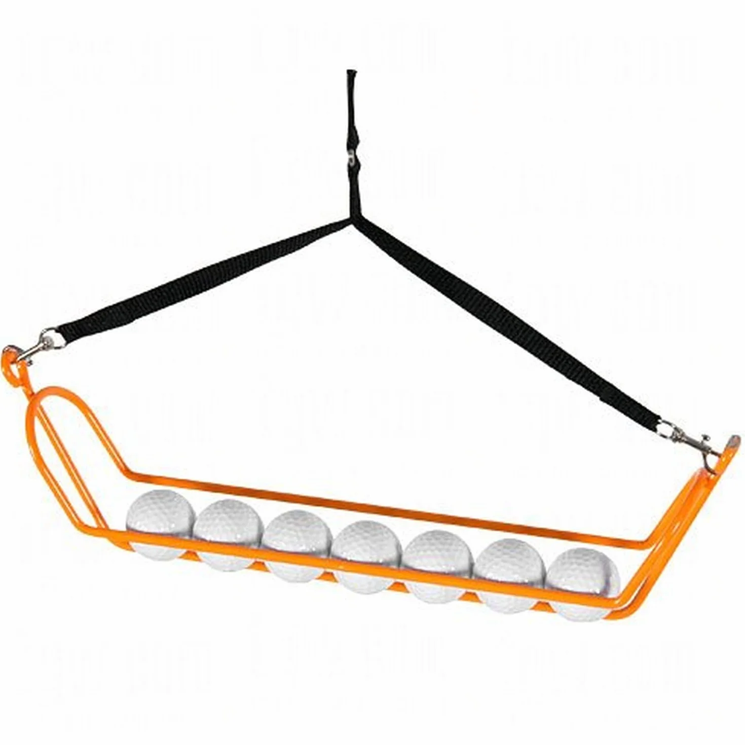 Longridge Search 'N Rescue Recuperador de Pelotas de Golf, Naranja/Negro, 35 pies