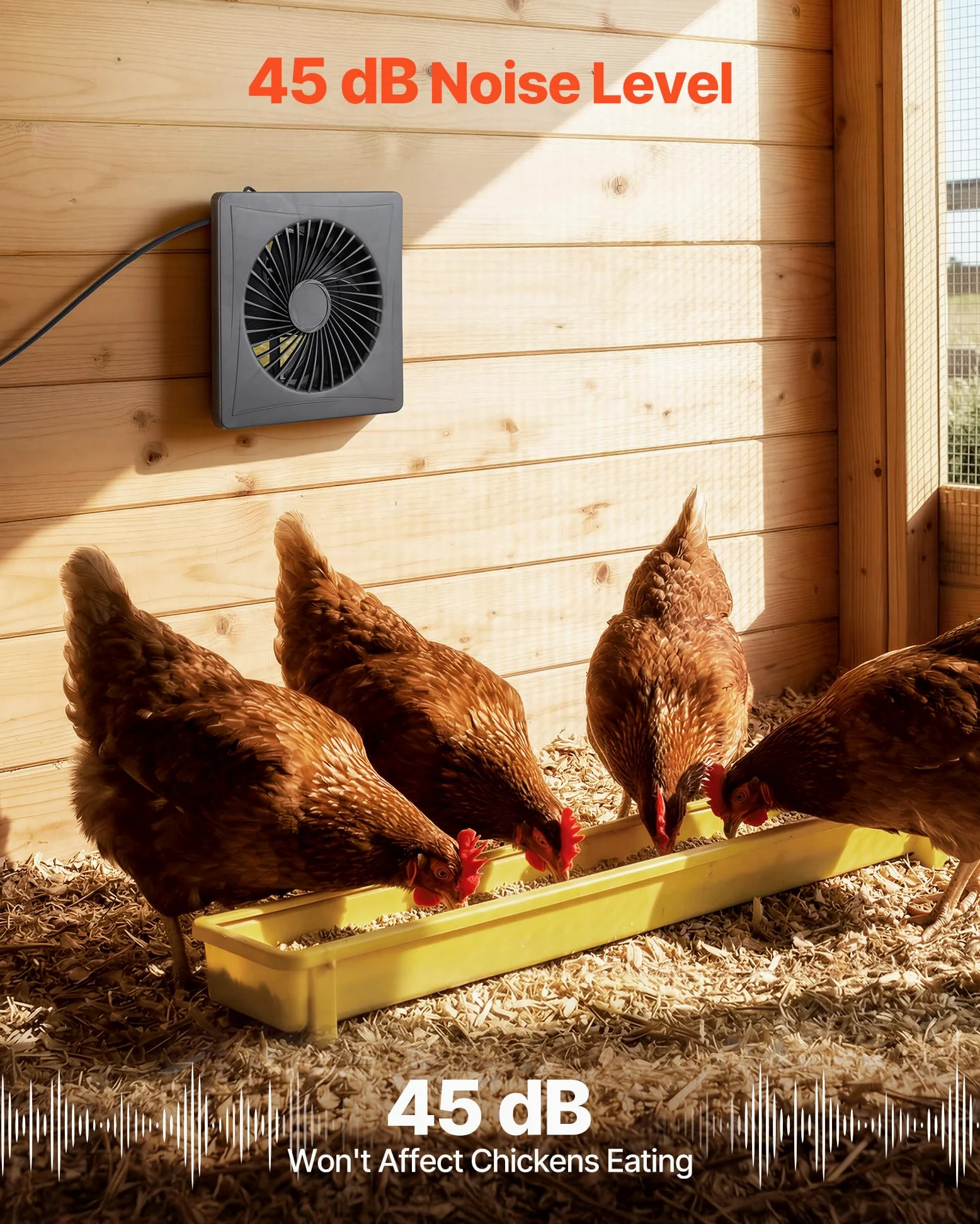 VEVOR Ventilador Solar con Flujo de Aire de 374 m³/h, Panel Solar 25 W Ajustable, Velocidad de 2030 RPM, Intercambio de Aire para Invernadero, Gallinero, Carpa de Cultivo, Montaje en Suelo Techo Pared
