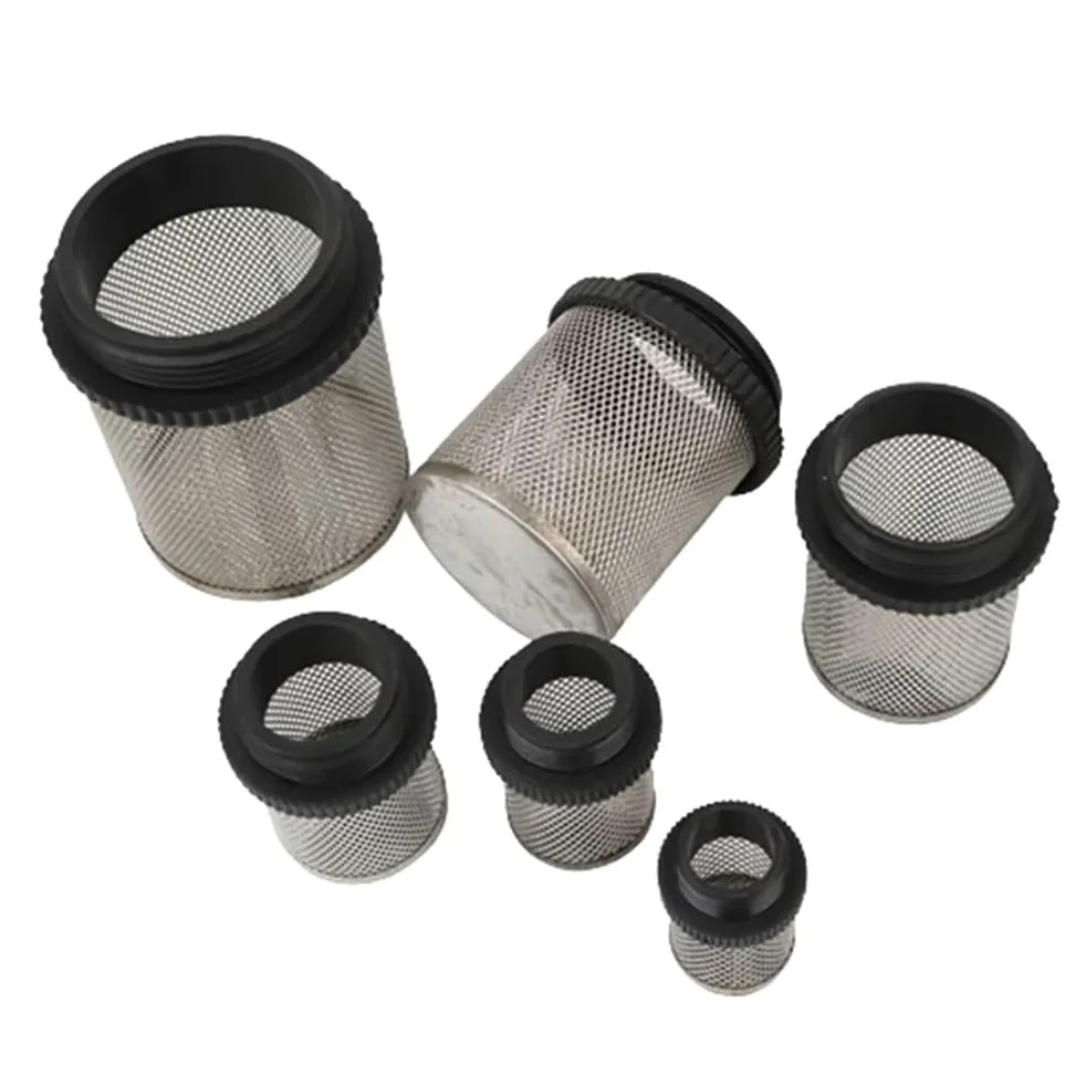 Filtro De Agua De Acero Inoxidable, Rosca Externa De 1/2" A 2", Malla 304 Duradera For Peceras, Estanques E Hidroponía (Paquete De 10 O 20 Unidades)(20Pcs,1 Inch)