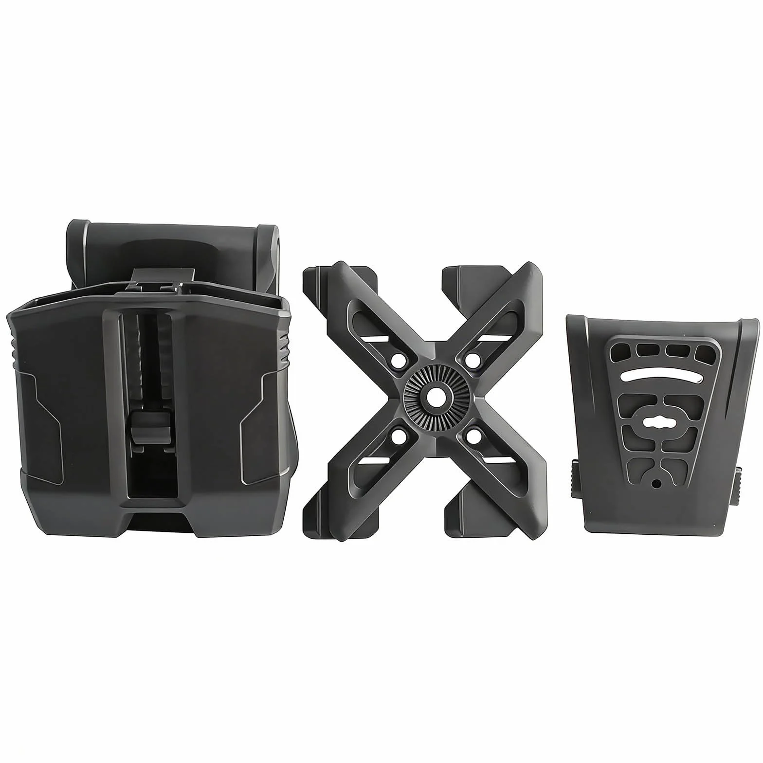 Portacargadores Táctica para Glock 9 mm Doble Cargador Funda de Cinturón PG-9