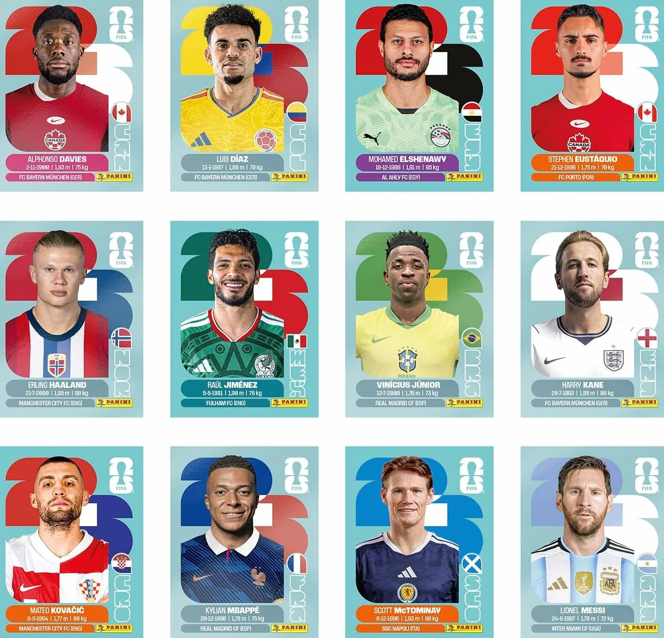 Panini FIFA 2026 Caja metal 8 fundas