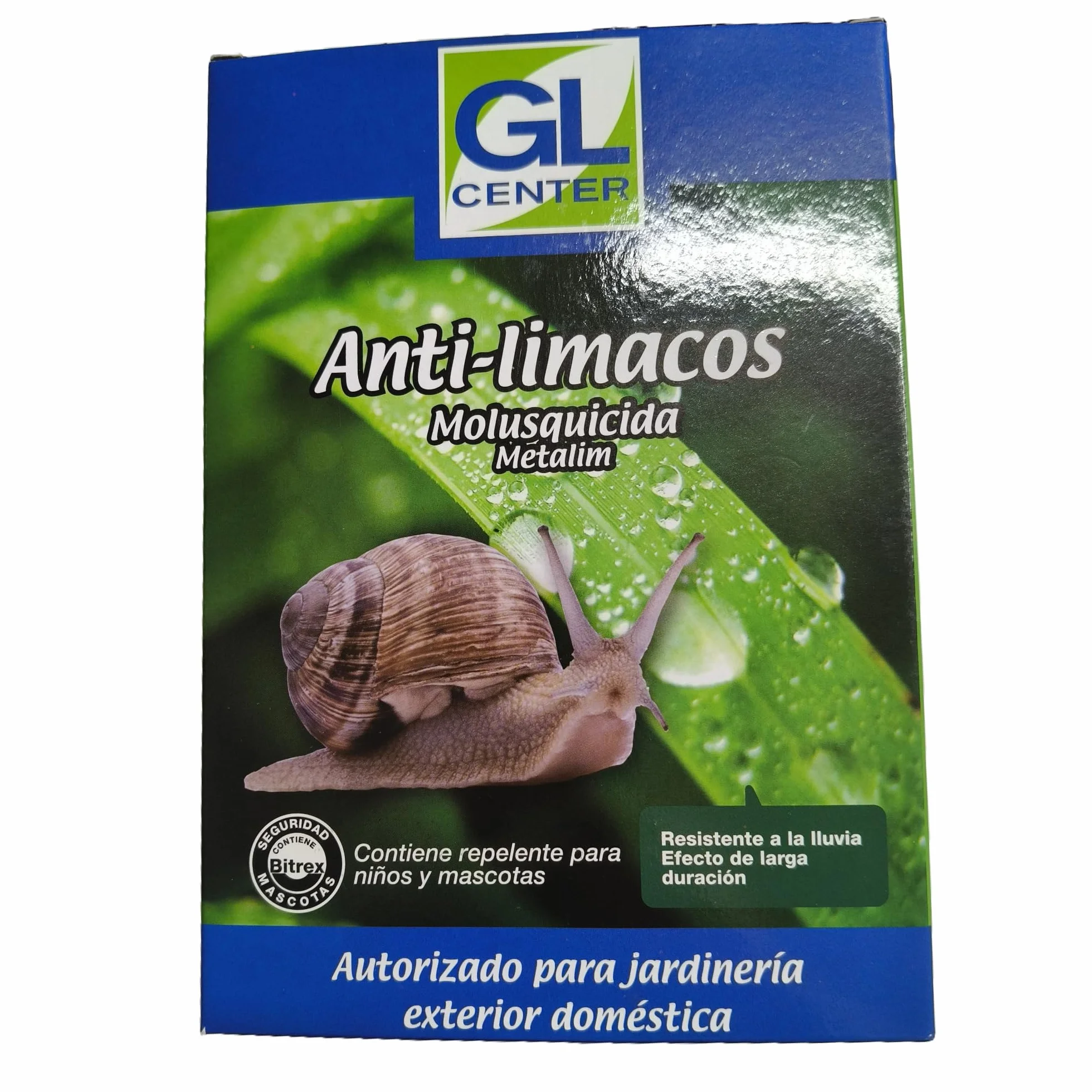 Genérico Antilimacos granulado 500gr. Anti Caracoles y babosas. Resistente a la Lluvia. Efecto Larga duracion. Listo para Usar.