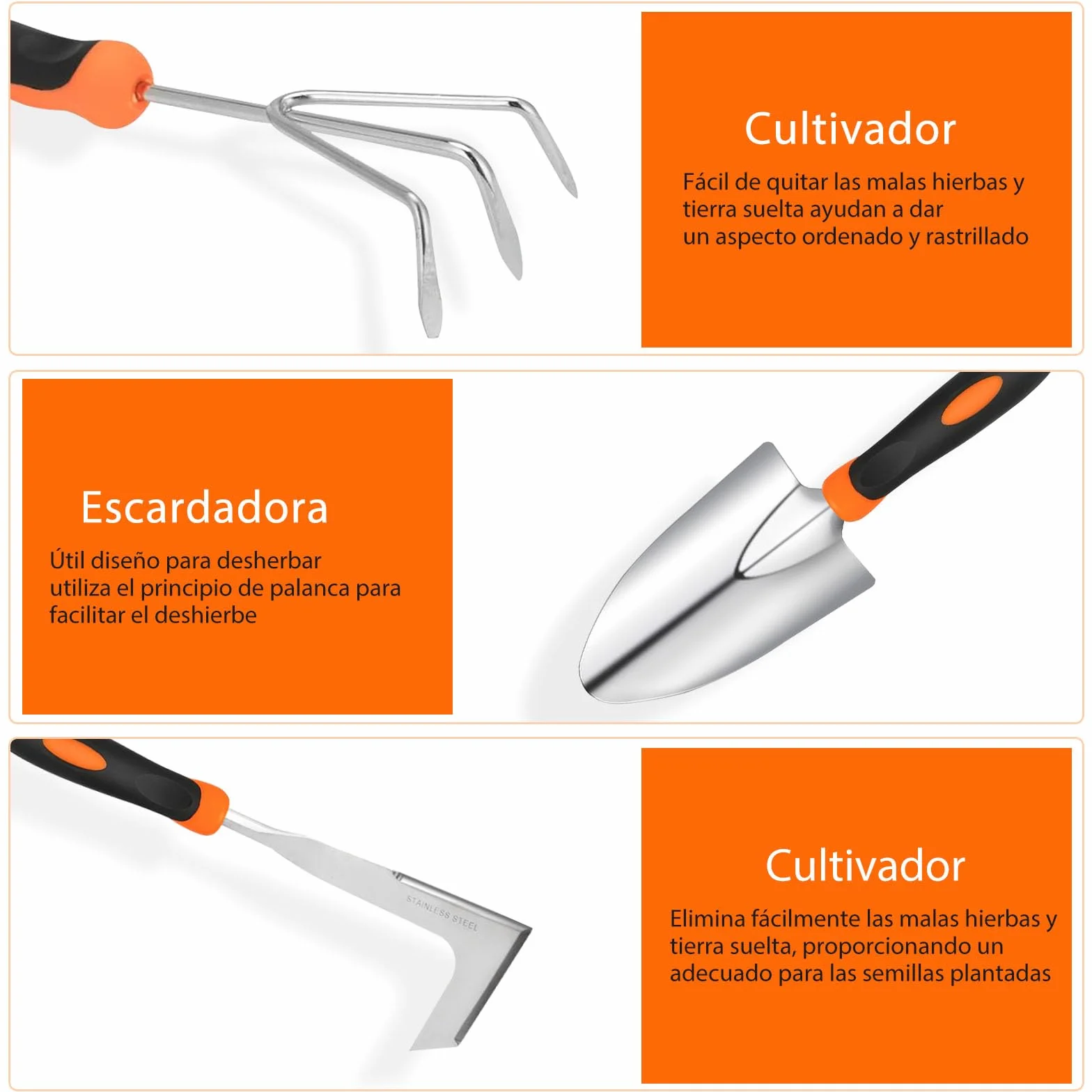 Kit Jardineria, 10 Piezas de Alta Resistencia Juego de Herramientas de Jardinería, Set Jardineria para Jardinería, Regalos para Mujeres y Hombres