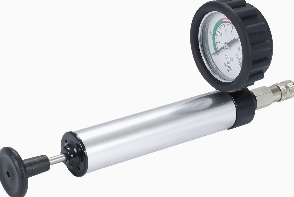 KS Tools 455.0111 Bomba de mano para comprobador de sistema de refrigeración, 2,5 bar/36 psi
