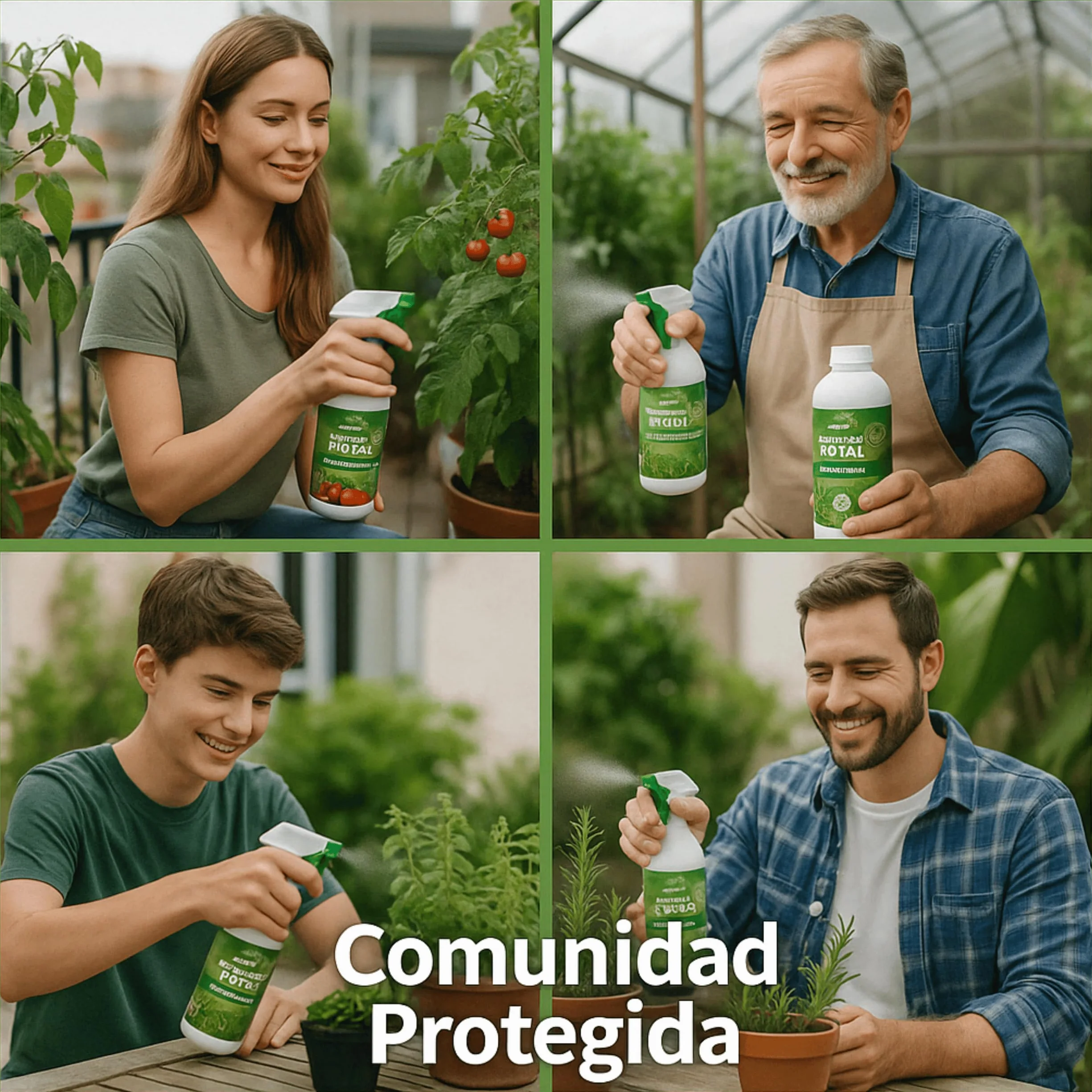 FERTIBONO PROTECCION TOTAL Jabón Potásico y Aceite de Neem – Cuidado Natural 100% para Plantas | 5L | Fortalece, Limpia y Equilibra | Ideal para Huertos y Jardines Ecológicos
