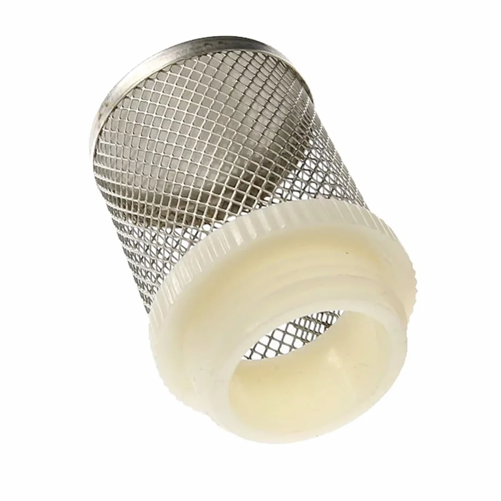 Filtro de manguera de acero inoxidable, 1 filtro de malla de acero inoxidable for riego de jardín.(1")
