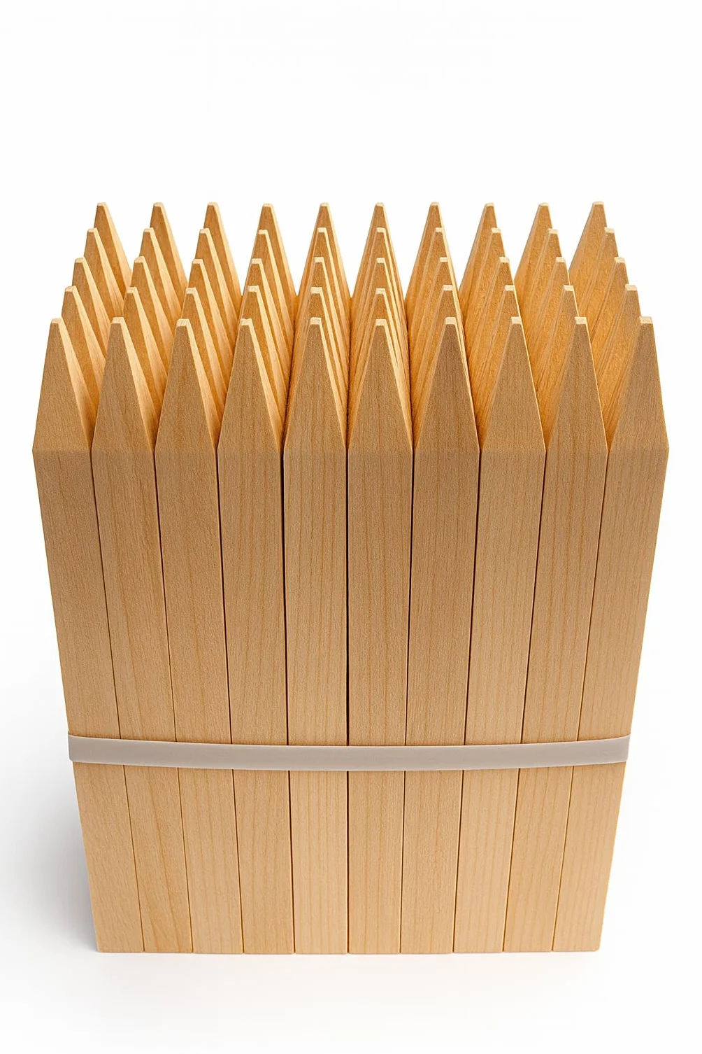 FERRETELIX® Paquete de 25 un Estacas de Madera 80 cms Largo 3 cms X 3 cms