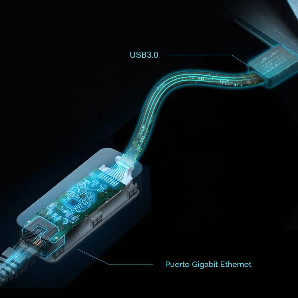 TP-Link UE306 Adaptador USB 3.0 Gigabit Ethernet 10/100/1000 Plegable