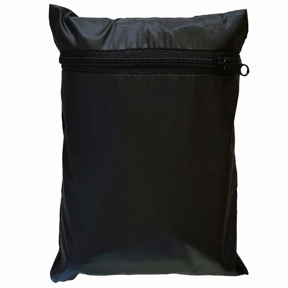 Funda de tenis de mesa impermeable plegable 185x70x165 cm negro