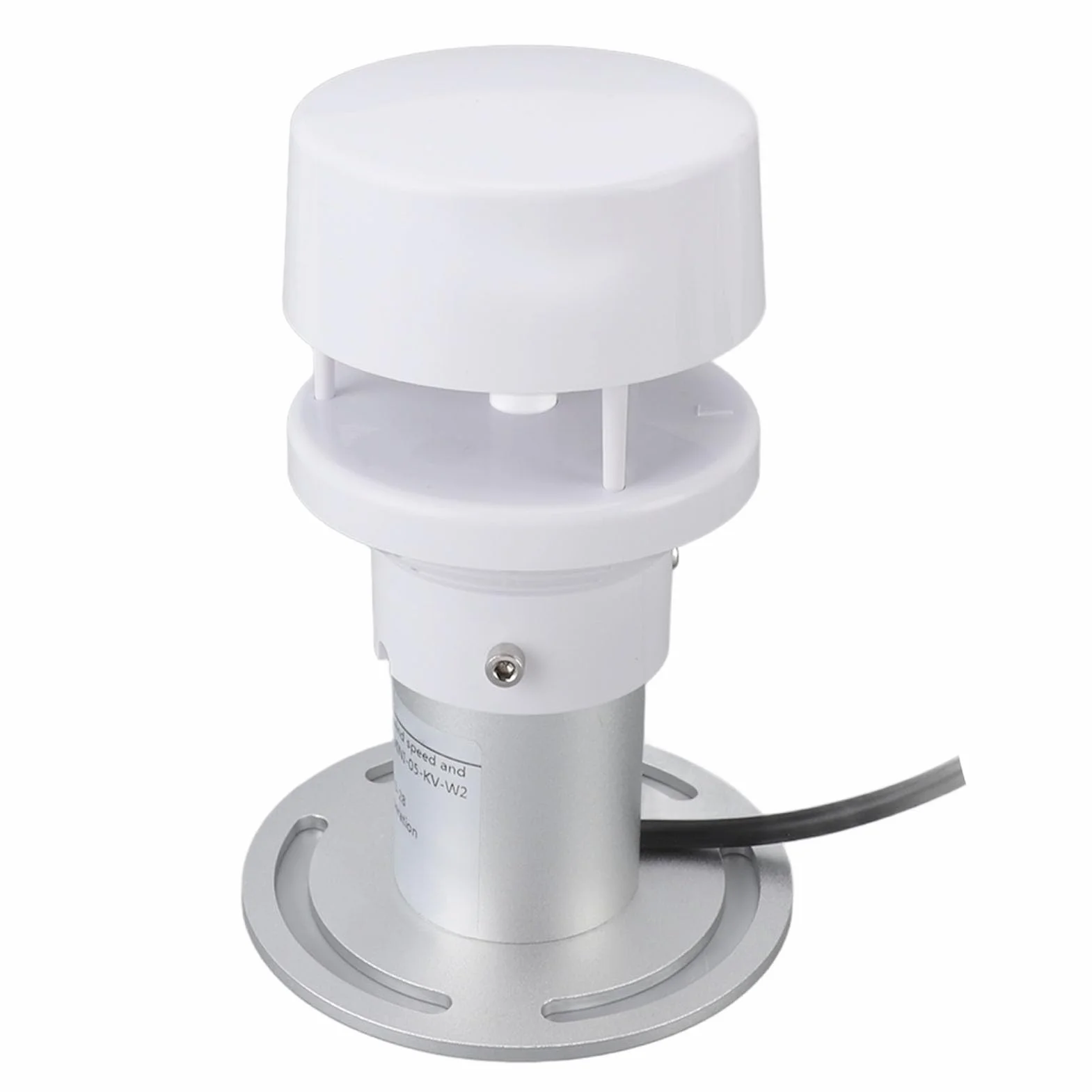 Acouto Sensor de Entorno Meteorológico, 5 en 1 RS485 para Monitoreo de Presión de Humedad, Temperatura y Velocidad del Viento para Agricultura e Industria