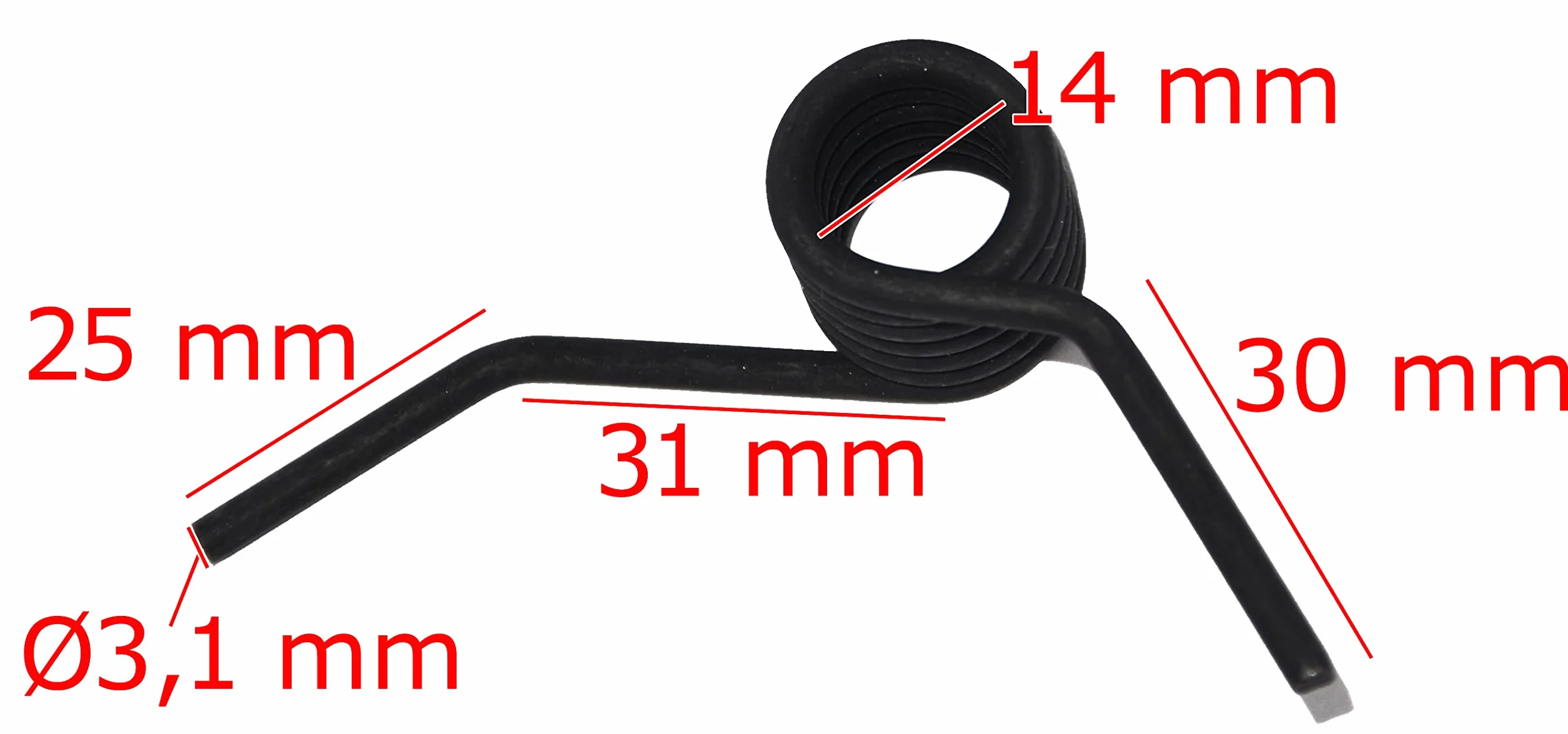 6 muelles para rastrillo, cortacésped, escarificador, cuchillas – Montaje sin tornillos