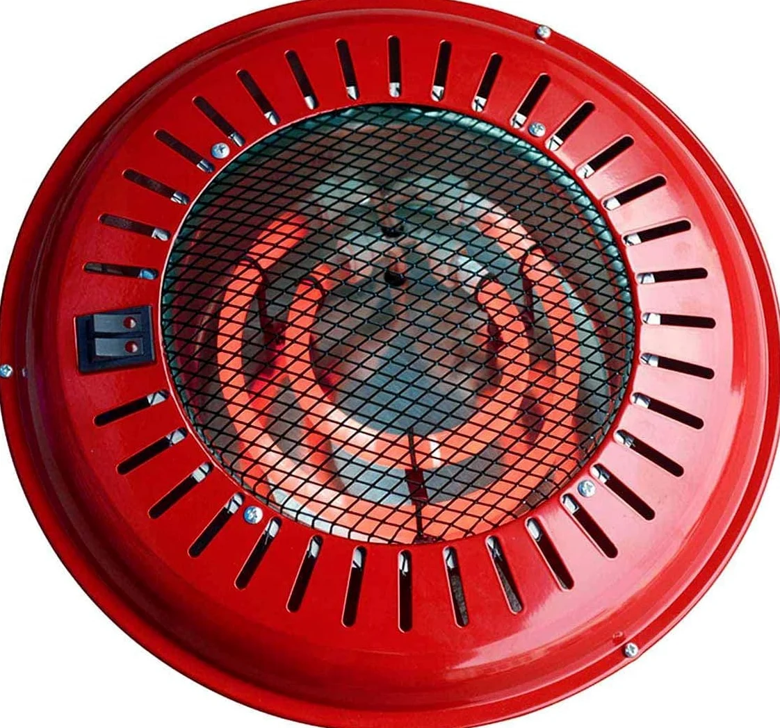 Home Brasero Eléctrico, Rojo, 800W, One Size UBOON