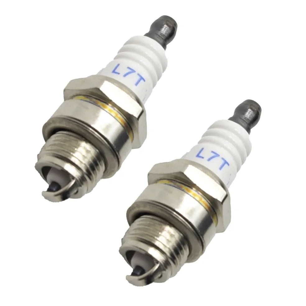 2 bujías L7T compatibles con motosierras y desbrozadoras for motosierras 025 MS180 MS170 y Accesorios for Herramientas eléctricas de jardín