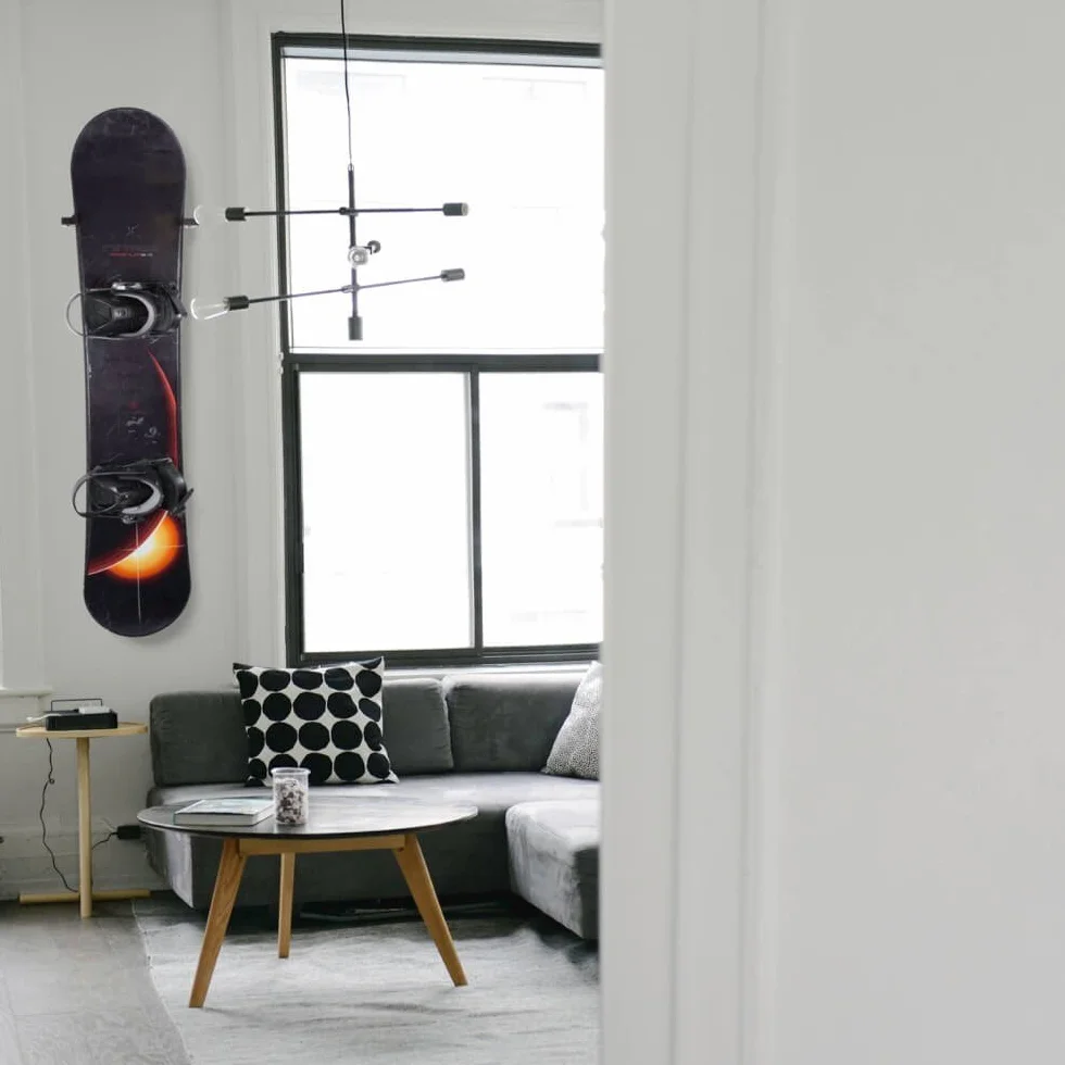 Soporte de Pared para Snowboard de Acero