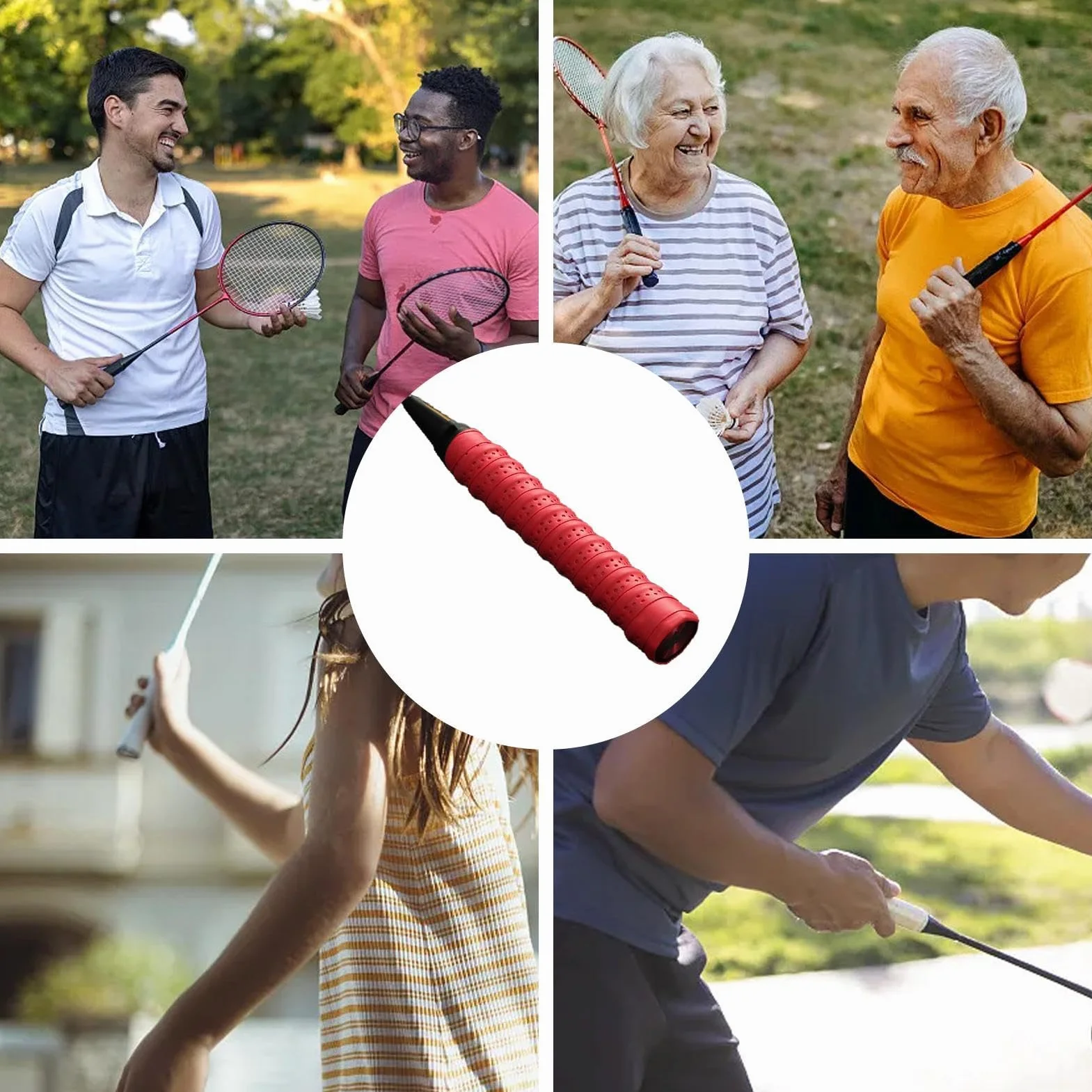 Tennis Grip Cinta de agarre antideslizante súper absorbente para raqueta de tenis bádminton squash
