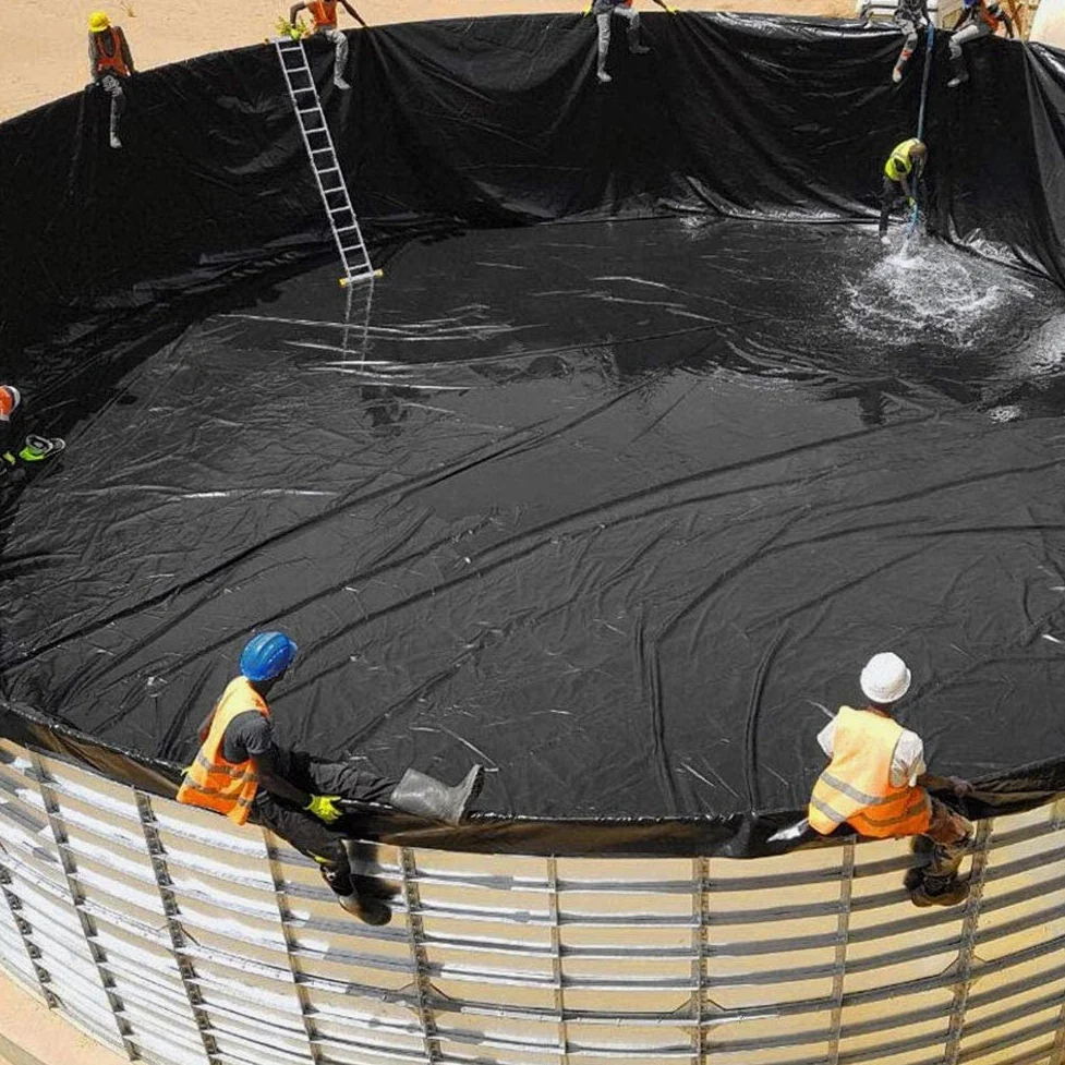 Revestimiento de estanque, Heavy Du 0,12 mm, PVC blanco y negro, película antipinchazos para agricultura y jardín, 60, perfecto para proteger infiltrados