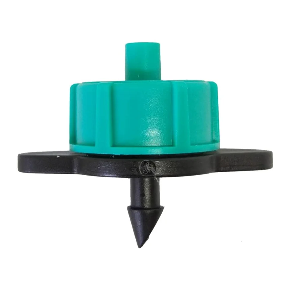 [Pack 500] GOTERO AUTOCOMPENSANTE 4 litros por Hora. Gotero para riego agrícola y jardinería. Gotero pinchado Desmontable Apto para micro tubo. Presión Trabajo 1 a 4 Bar | Incluye Membrana nítrica