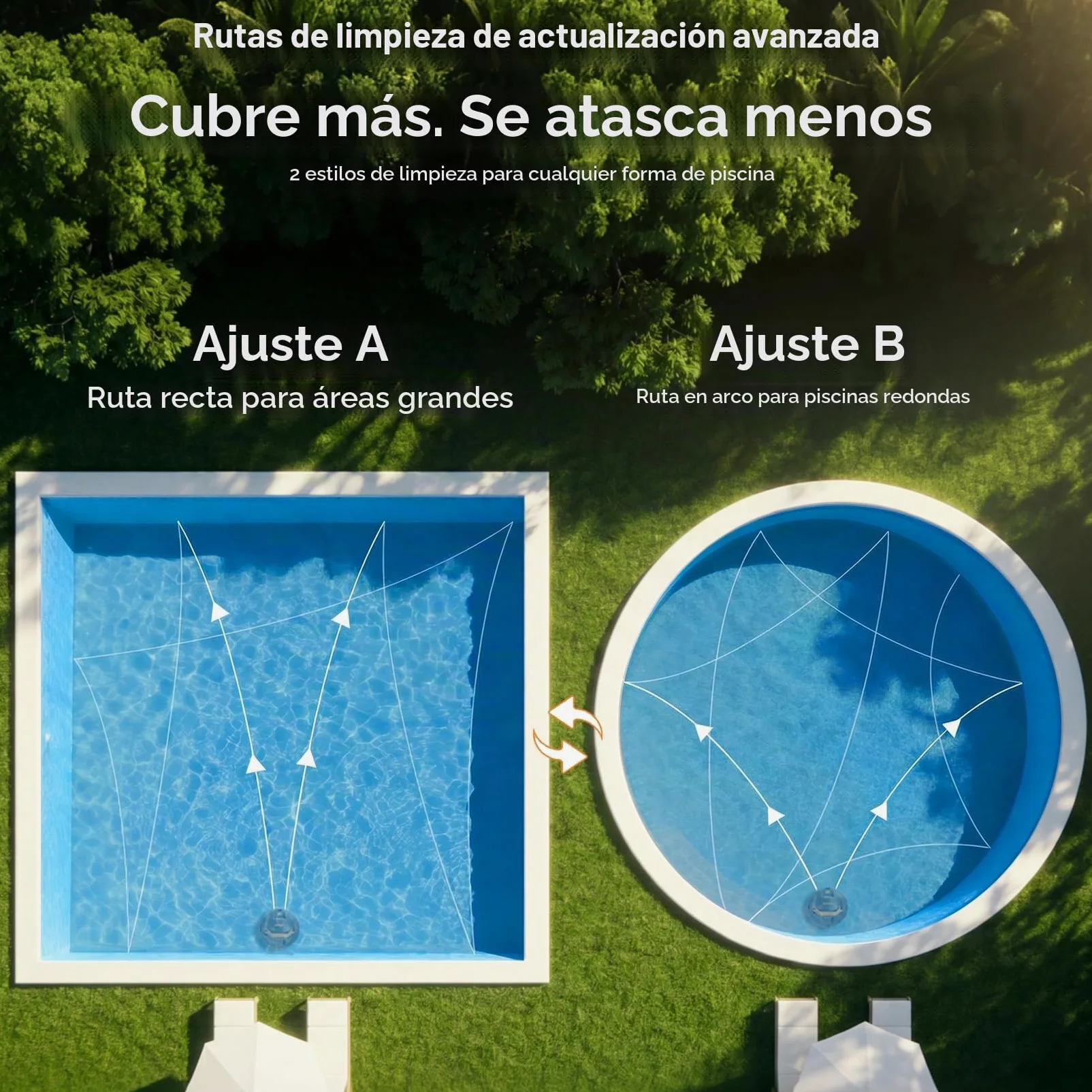 (2026 New) Coasteering Planet Robot Limpiafondos Piscina sin Cable, 120 Min, 4500mAh, Succión Potente, Doble Motor y Auto-Parking para Piscinas hasta 80 m² (sin Pendiente)