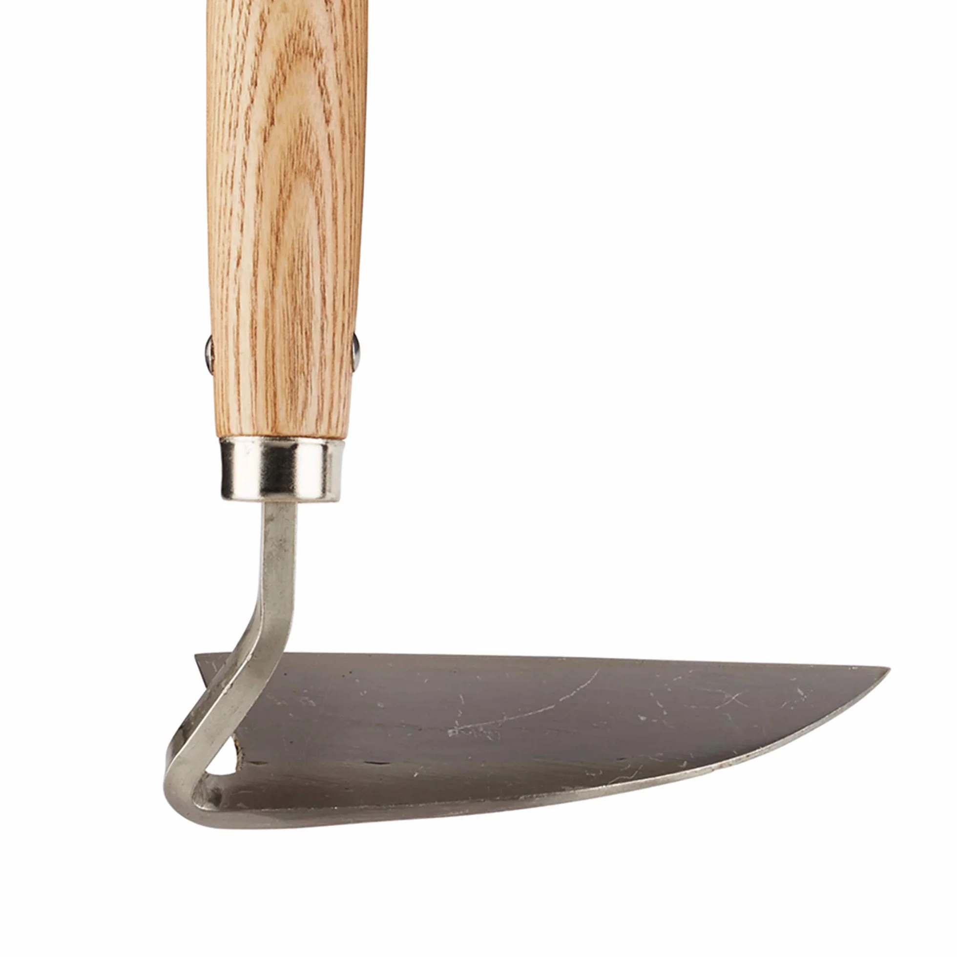 Kent & Stowe Azada para Cortar – Azada de Acero Inoxidable para Eliminar Malas Hierbas en el jardín, escardador con Mango de Madera, tamaño: 32 cm