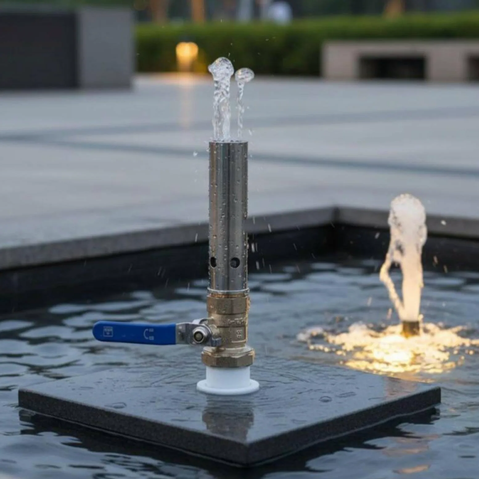 Boquilla de Fuente de Latón Compatible con Luz LED Boquilla de Fuente de Burbujas Larga Vida Útil para Paisajistas, Jardín, Color to 8