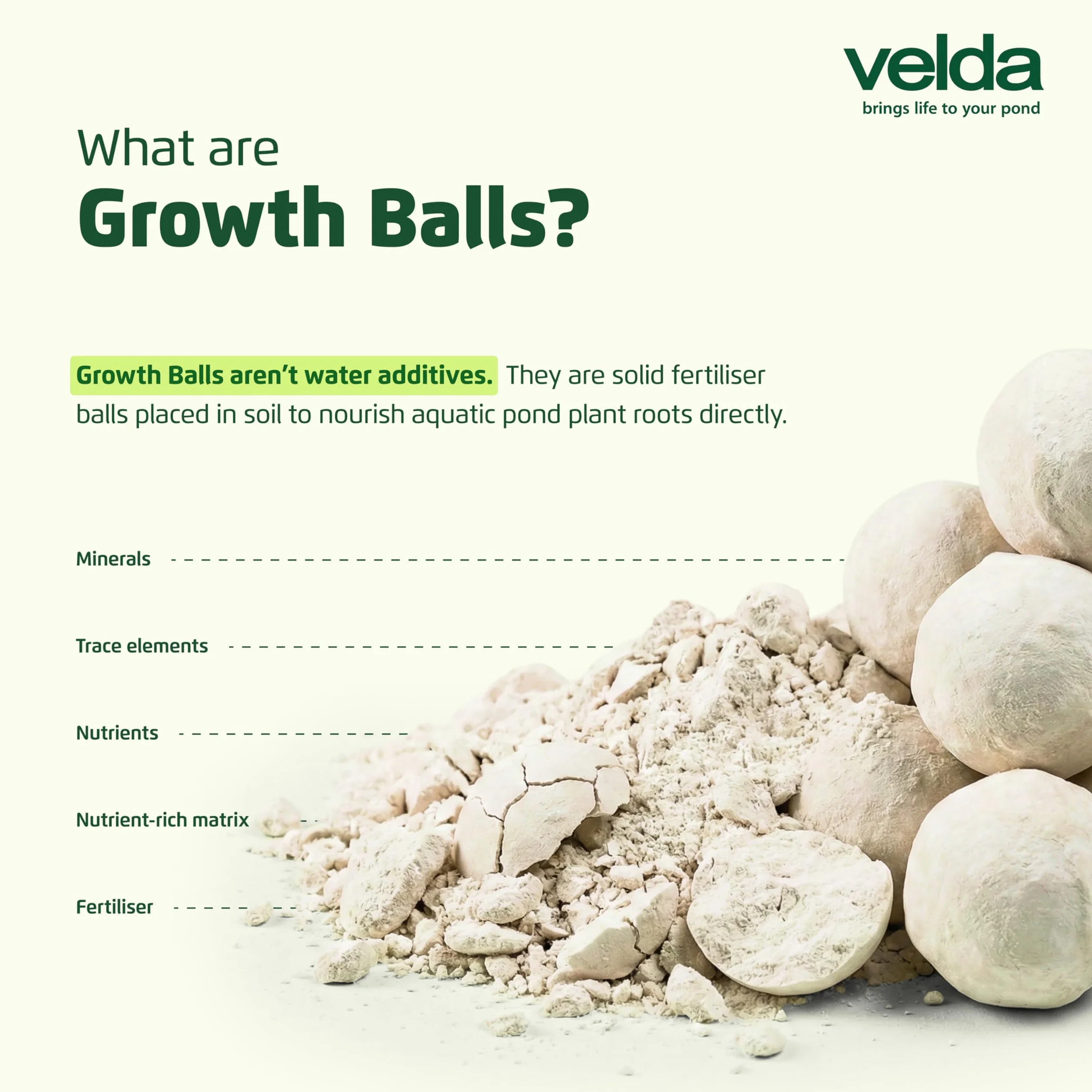 Velda 122256 Super Super abono de crecimiento para las plantas acuáticas, 55 bolas pelotas XL