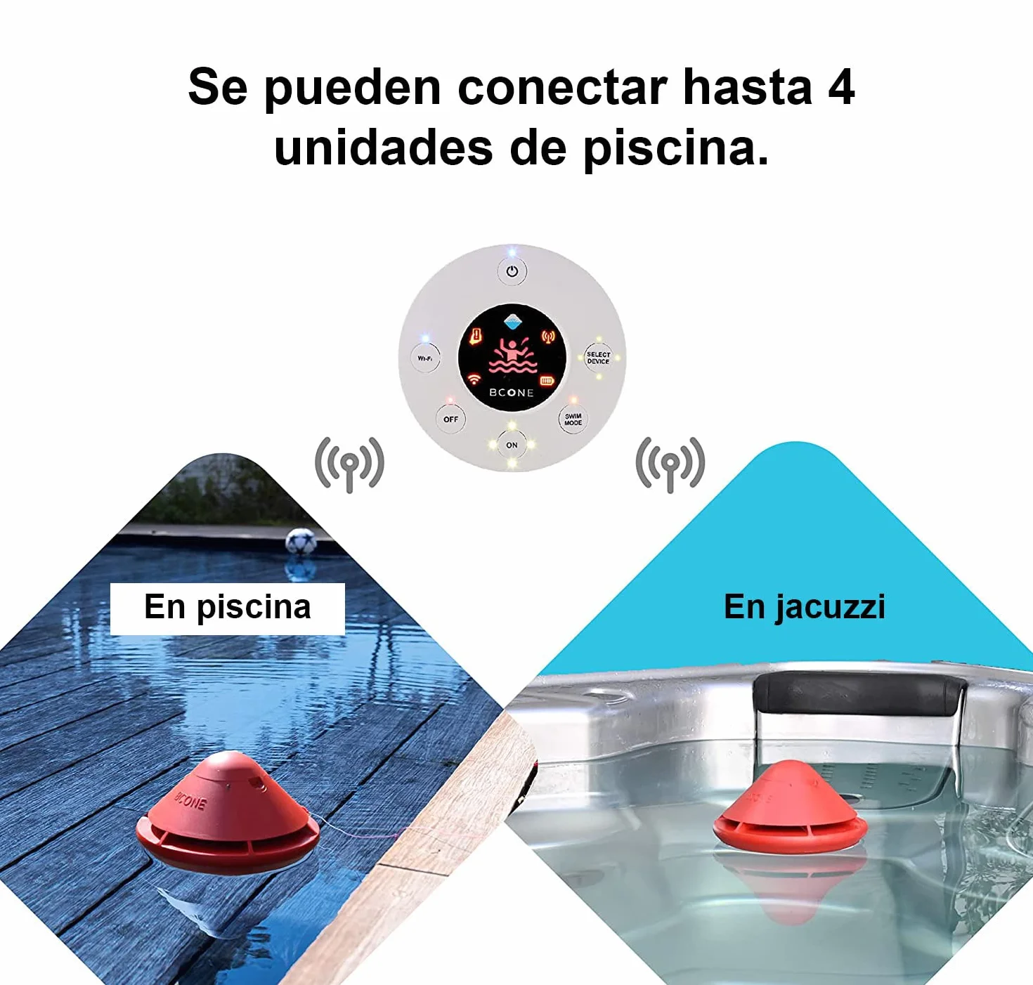 Pieza original para alarma de piscina BCone – Unidad de piscina adicional para sistema de alarma de piscina BCone