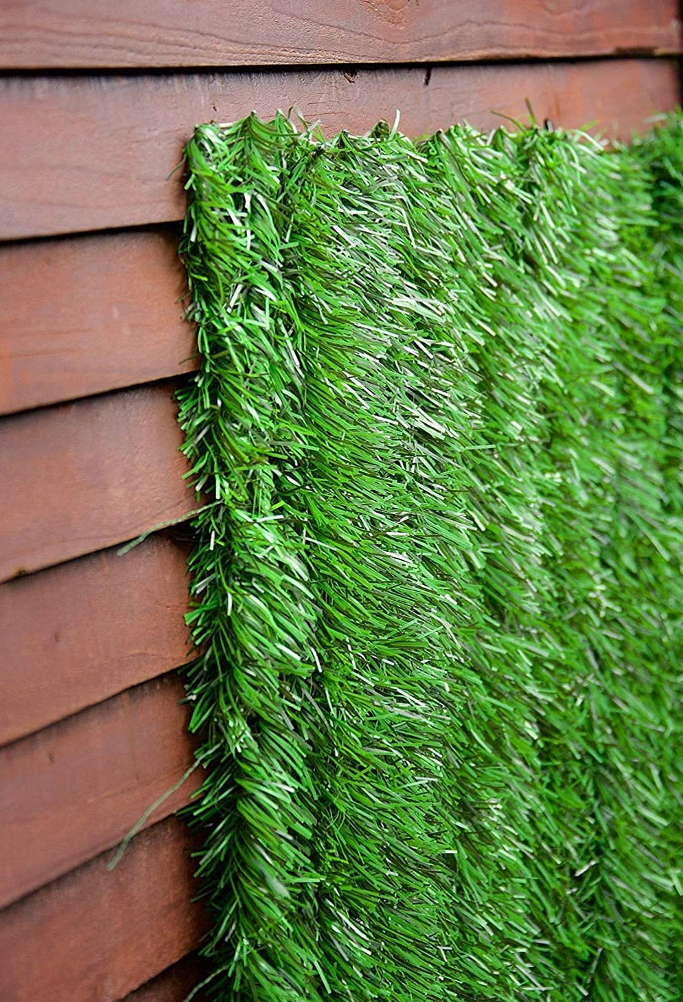 Best Artificial Panel de Cobertura de Coníferas, Pantalla de Privacidad, Setos Artificiales, Valla de Jardín, Protección contra la Decoloración UV (3 m x 1,8 m)