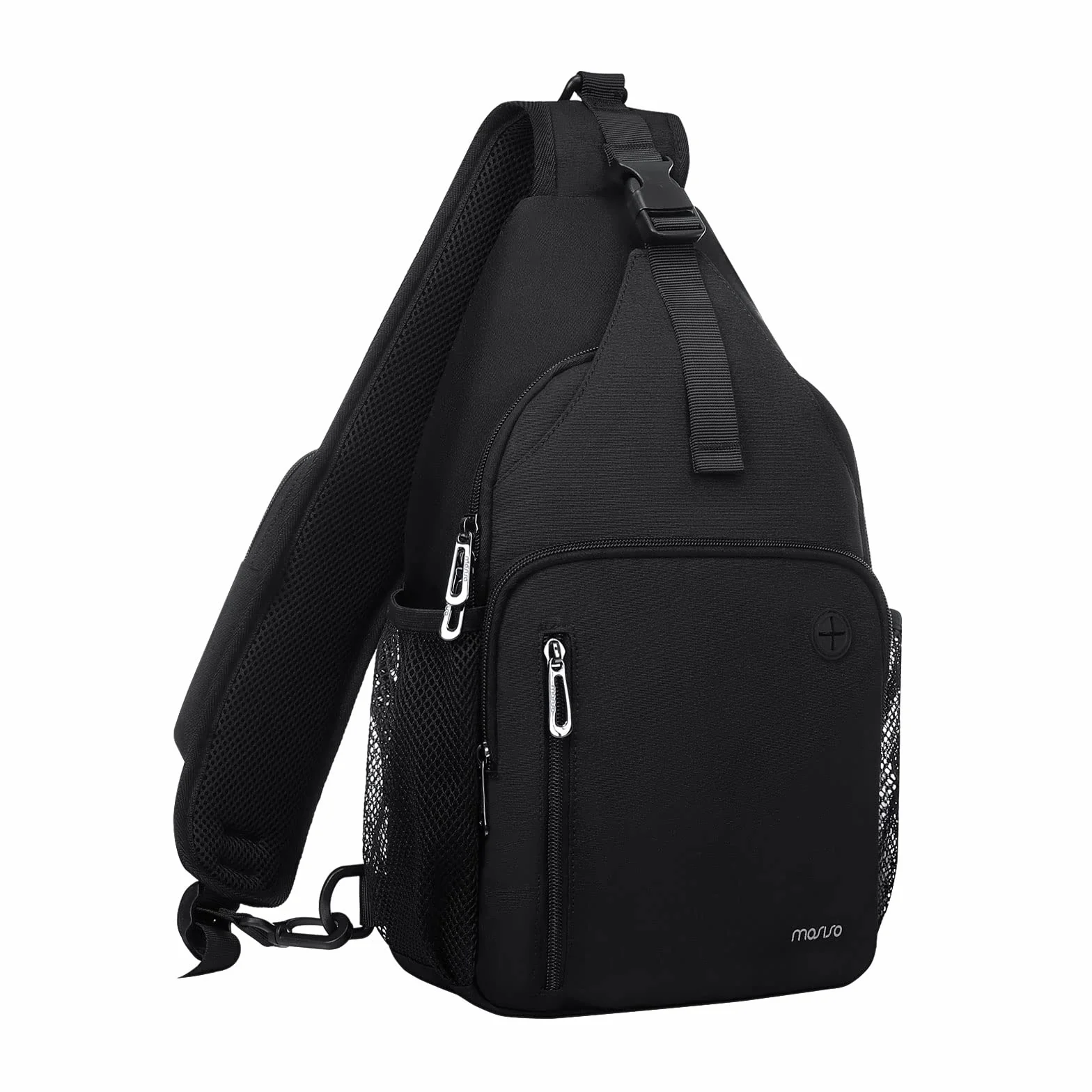 MOSISO Bolsa Mochila Sling Viaje Senderismo Hombro Cruzada Pecho con Puerto Carga USB