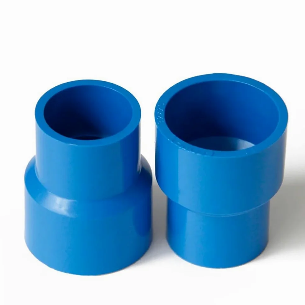 Conector Reductor de tubería de PVC de 75 mm a 32 mm, 200 mm a 160 mm (1 Unidad), Azul/Blanco/Gris, Junta Adhesiva for Suministro de Agua.(White,125x90mm)