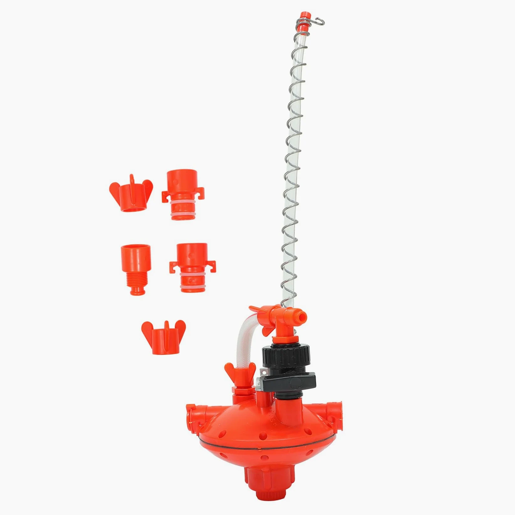1 Pc Regulador Suministros para Pollitos Fuente para Beber Almacenamiento De Ropa Fuente De Agua para Pollos Decoración del Hogar De Halloween El Plastico Rojo Parrilla Codorniz