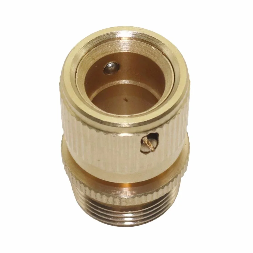 Conector de codo de tubería Latón rosca macho del conector de agua Jardín de riego por goteo Accesorios de lavado de coches pistola de agua especiales Conector de adaptador de 20 PC