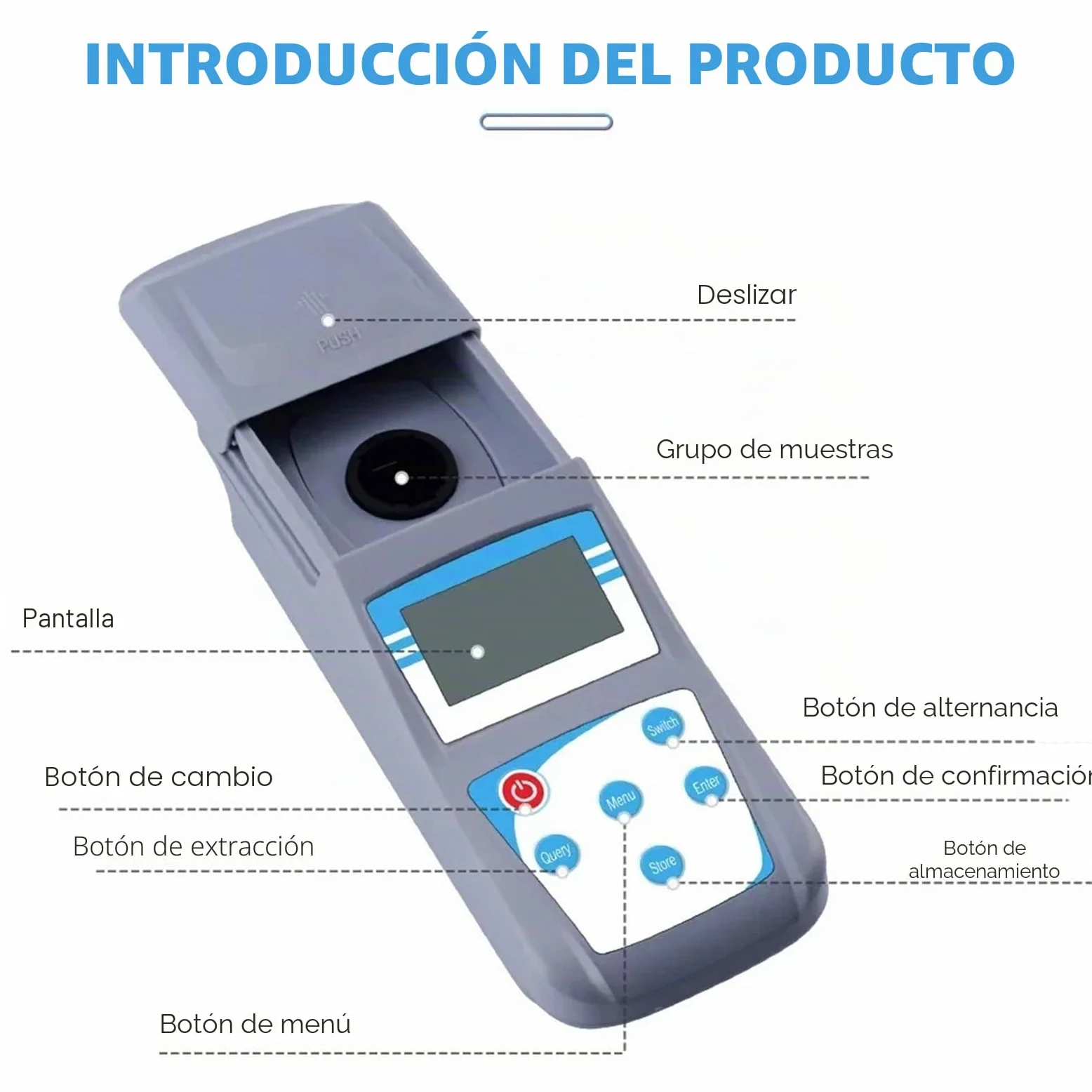 Medidor de turbidez digital, Turbidímetro portátil, microordenador, medidor de turbidez digital alta precisión for piscinas, laboratorio calidad del agua,para pruebas de calidad del agua