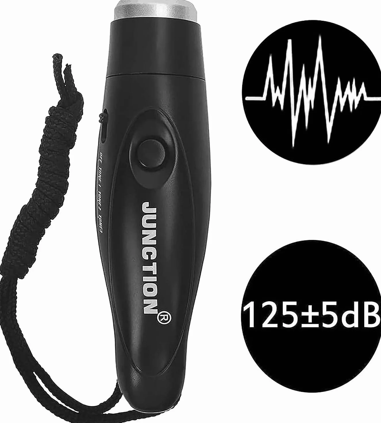 XREXS Silbato Electrónico de Mano con Batería para Deportes, Camping y Emergencia