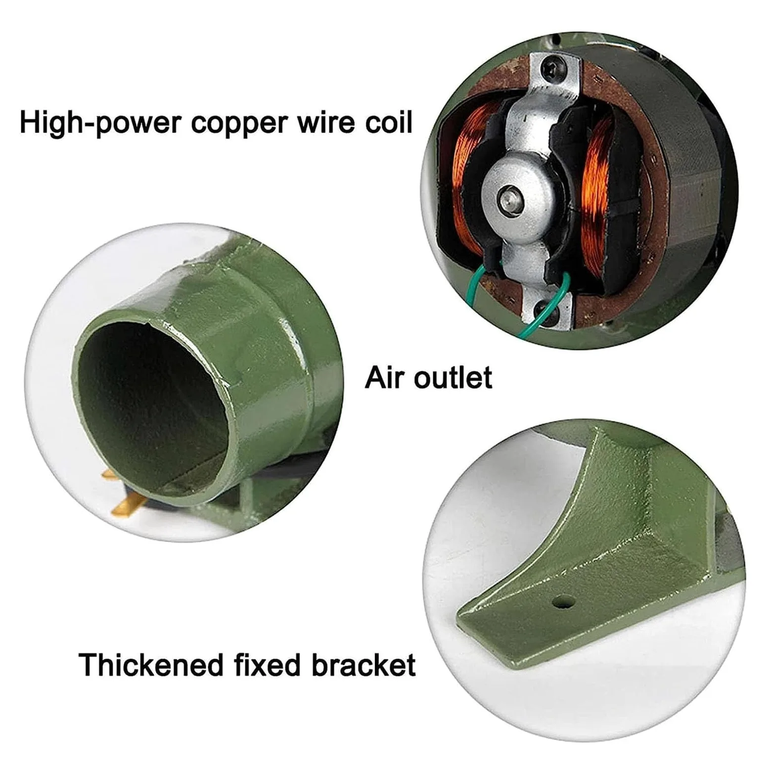 Hinchable Ventilador De Aire Eléctrico - 220V Soplador De Aire Eléctrico Centrífugo, BBQ Que Cocina El Ventilador Manual, Parrilla del Encendedor del Carbón De La Fan, para Camping/Picnic(40W)