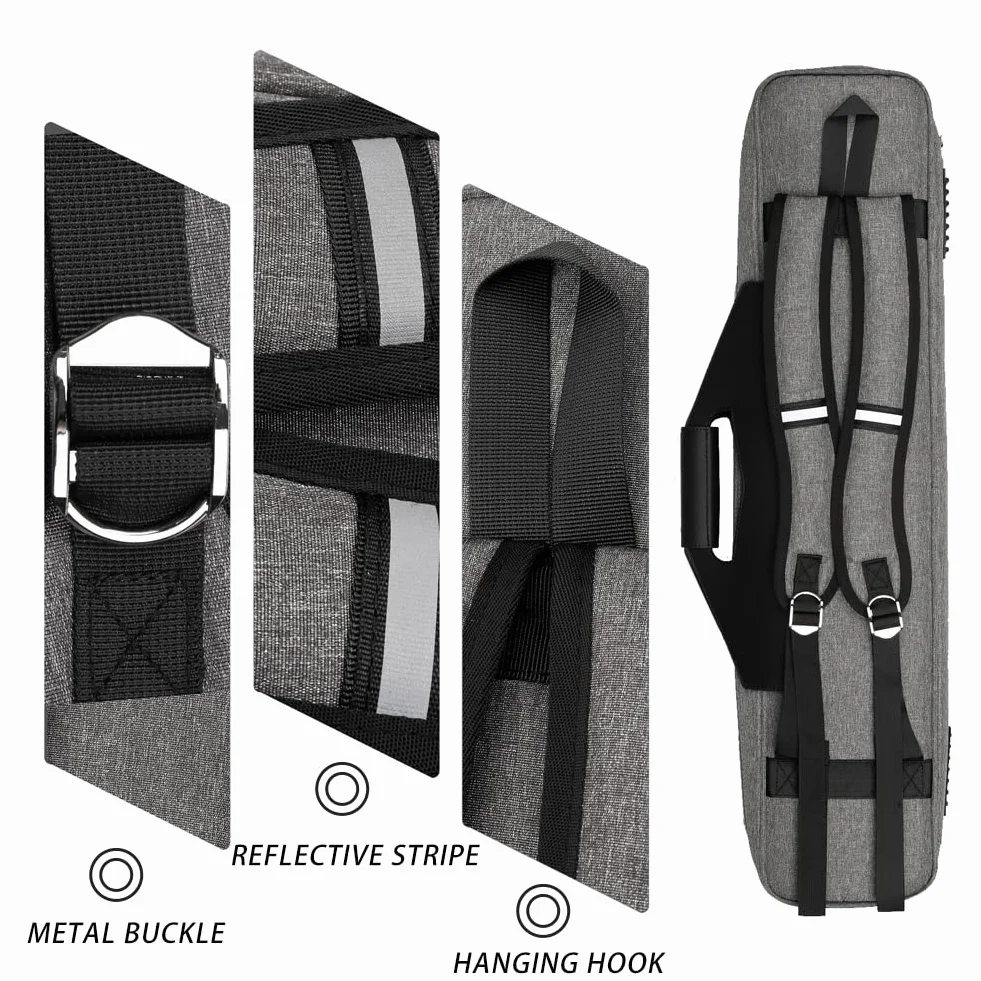 Funda para Tacos de Billar 4x4 con Correas de Mochila