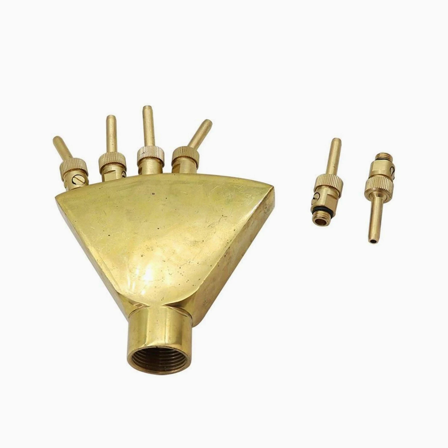Herramientas de sistema de riego de jardinería 1 pieza de 1 pulgada Phoenix Tail Fuente de la boquilla, además de una pequeña boquilla con difusor Jardín Válvula Ver fuente de la charca