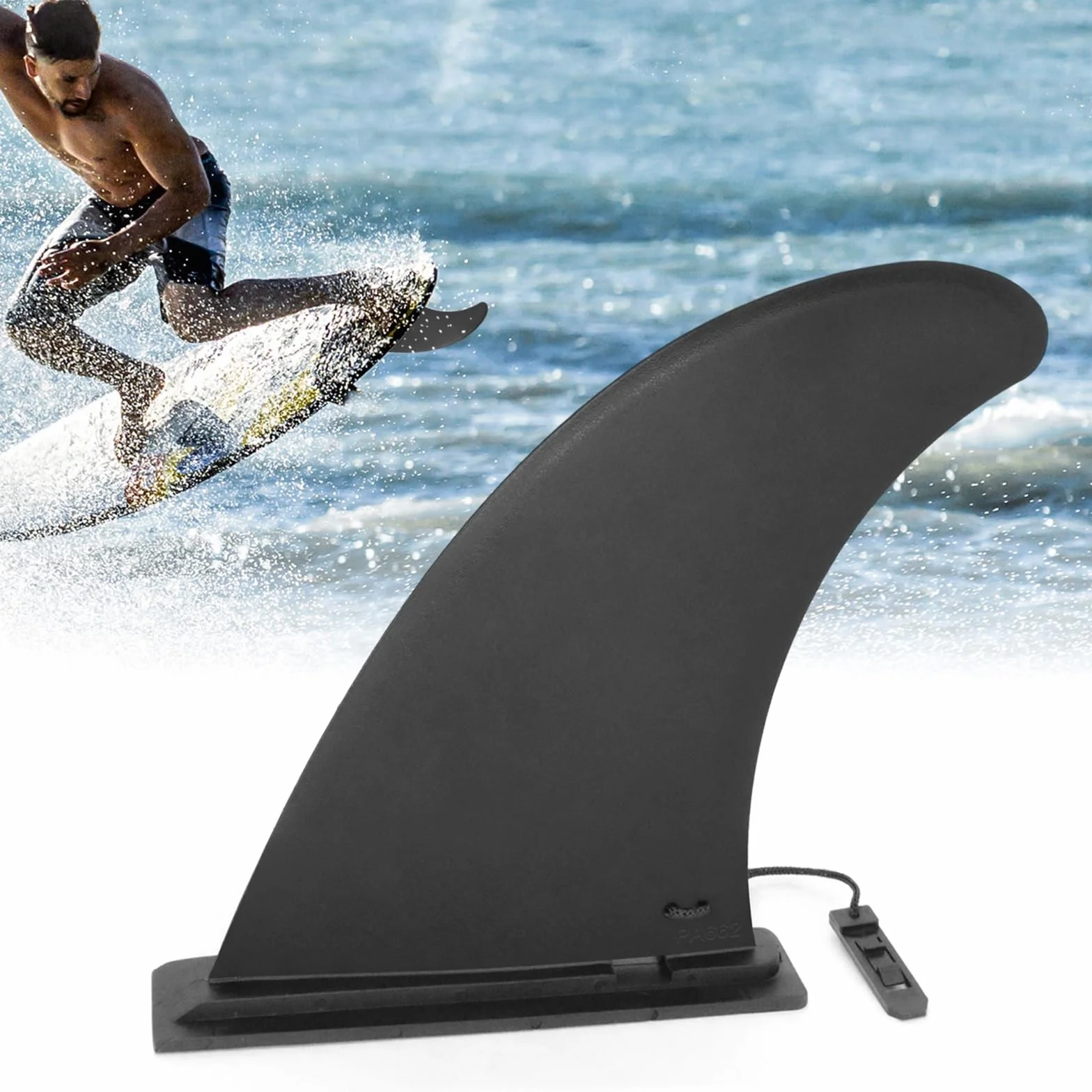 JEEZAO Aleta Central de Tabla de Surf Nylon Reforzada Caja Fuerte Accesorios para Paddle Board