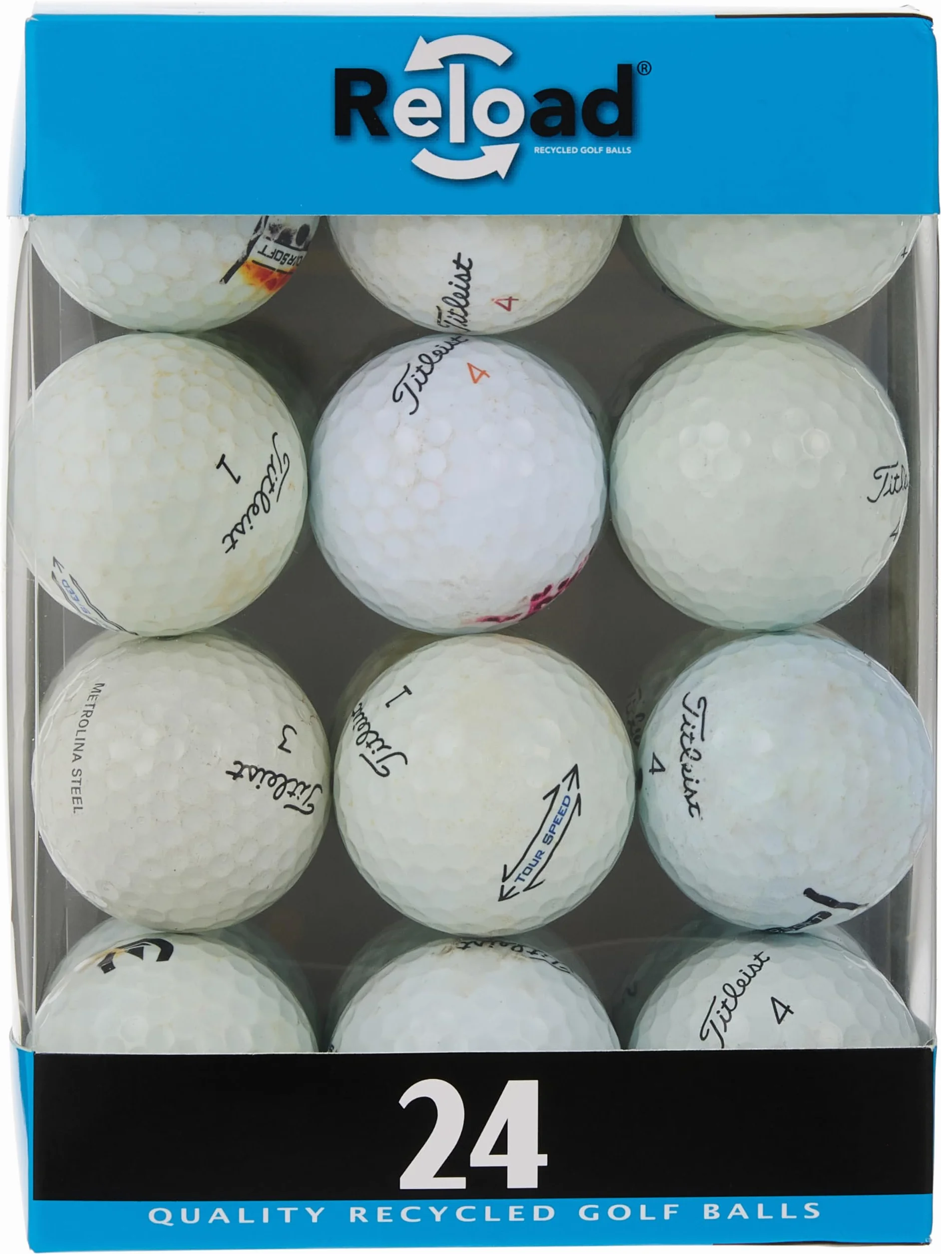 Titleist Recarga Pelotas de Golf Recicladas 24 Unidades