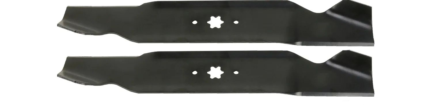 2 Pack – Estados Unidos cortacésped cuchillas para MTD 742 – 0610, 942 – 0610, Bolens 942 – 0610, Troy-Bilt 742 – 0610, Massey Ferguson