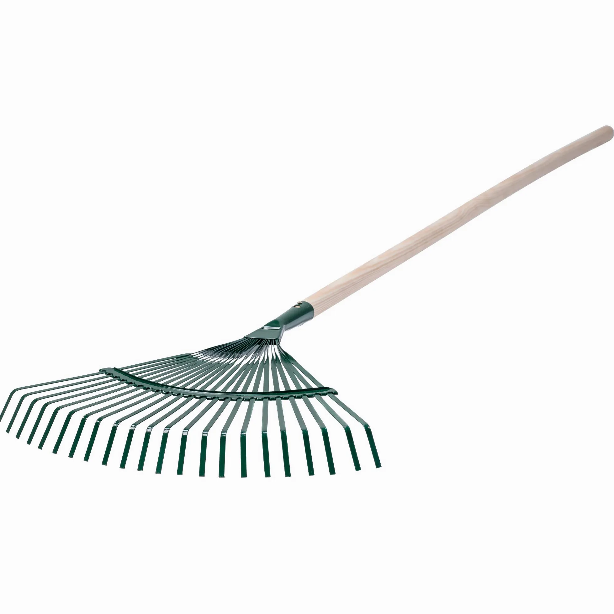 KADAX Rastrillo para Hojas, rastrillo Ajustable con Mango para jardín, césped, cómodo rastrillo de jardín, Compartimentos para Hojas, Escoba para Hojas, (Cinta)