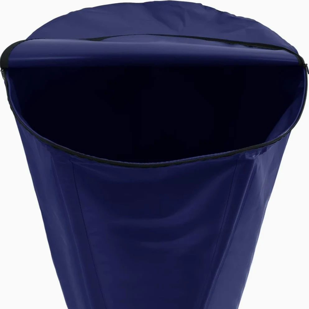 Depósito de agua plegable con grifo de PVC de 1250 L para jardín y exterior