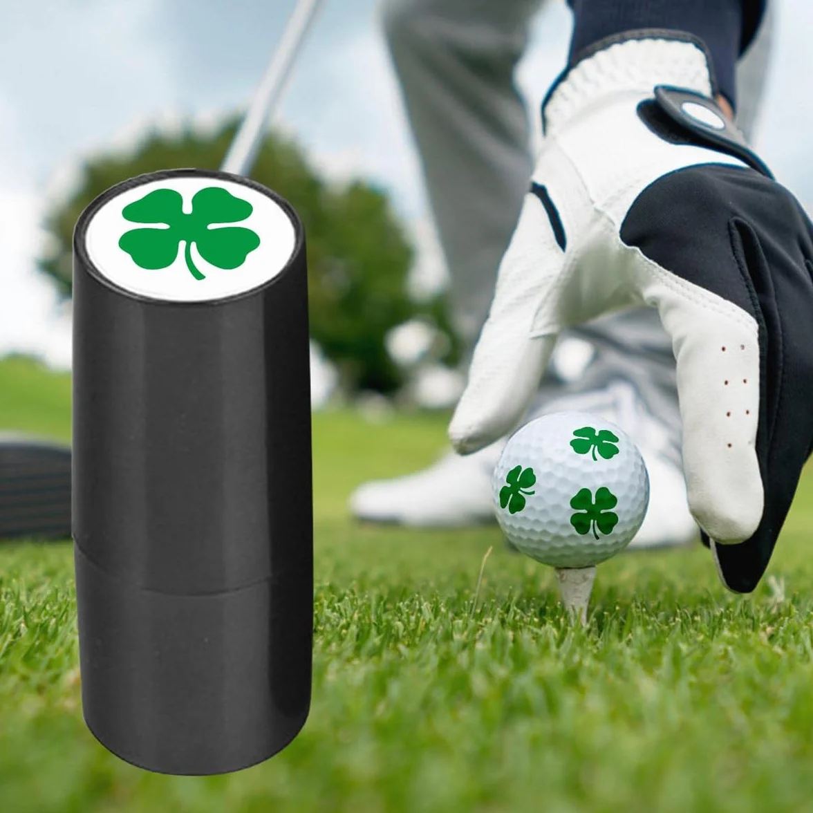 Almohadilla de Marcado de Pelotas de Golf, Marcador Portátil de Secado Rápido, Sello Personalizado