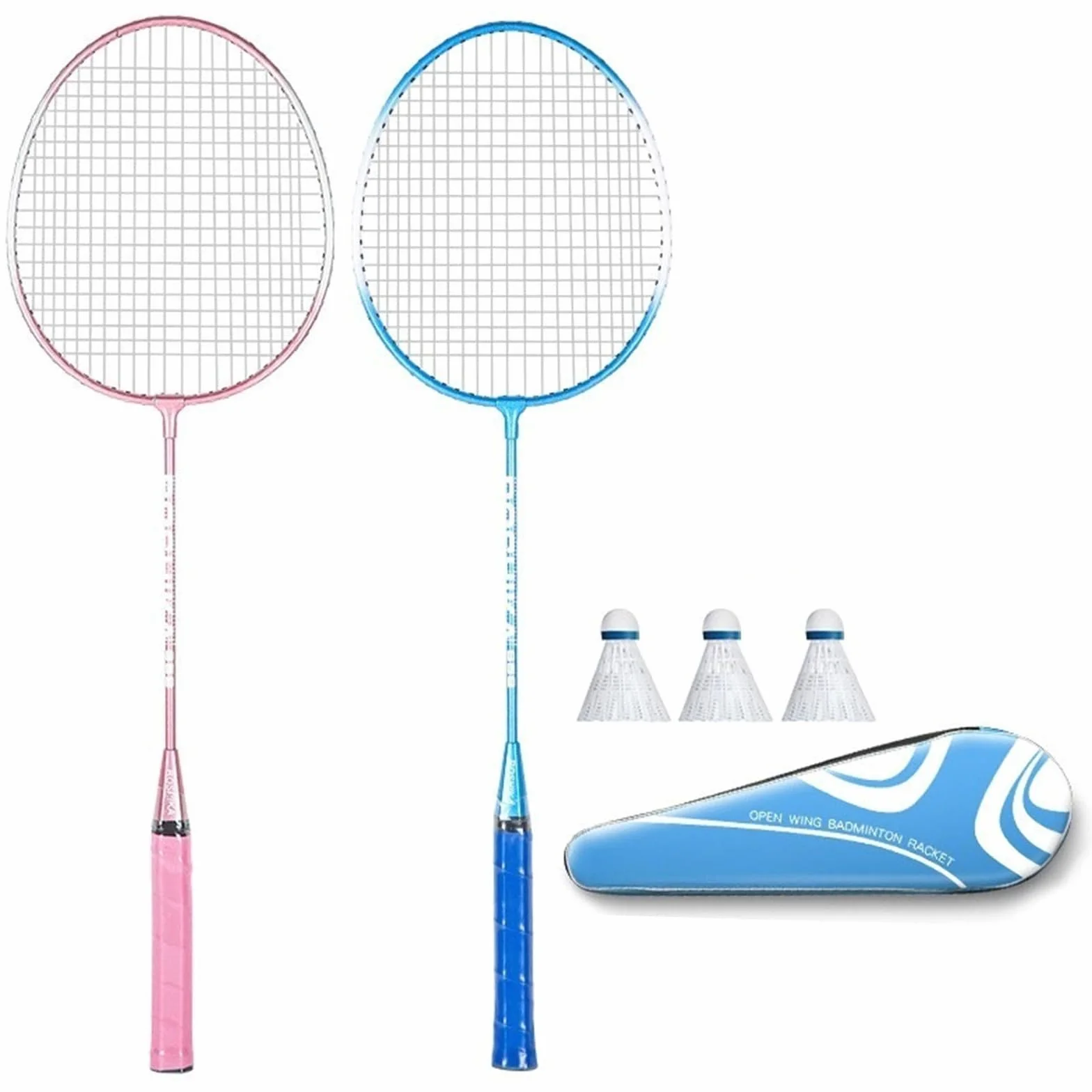 Raquetas de bádminton ligeras profesionales para adultos y niños