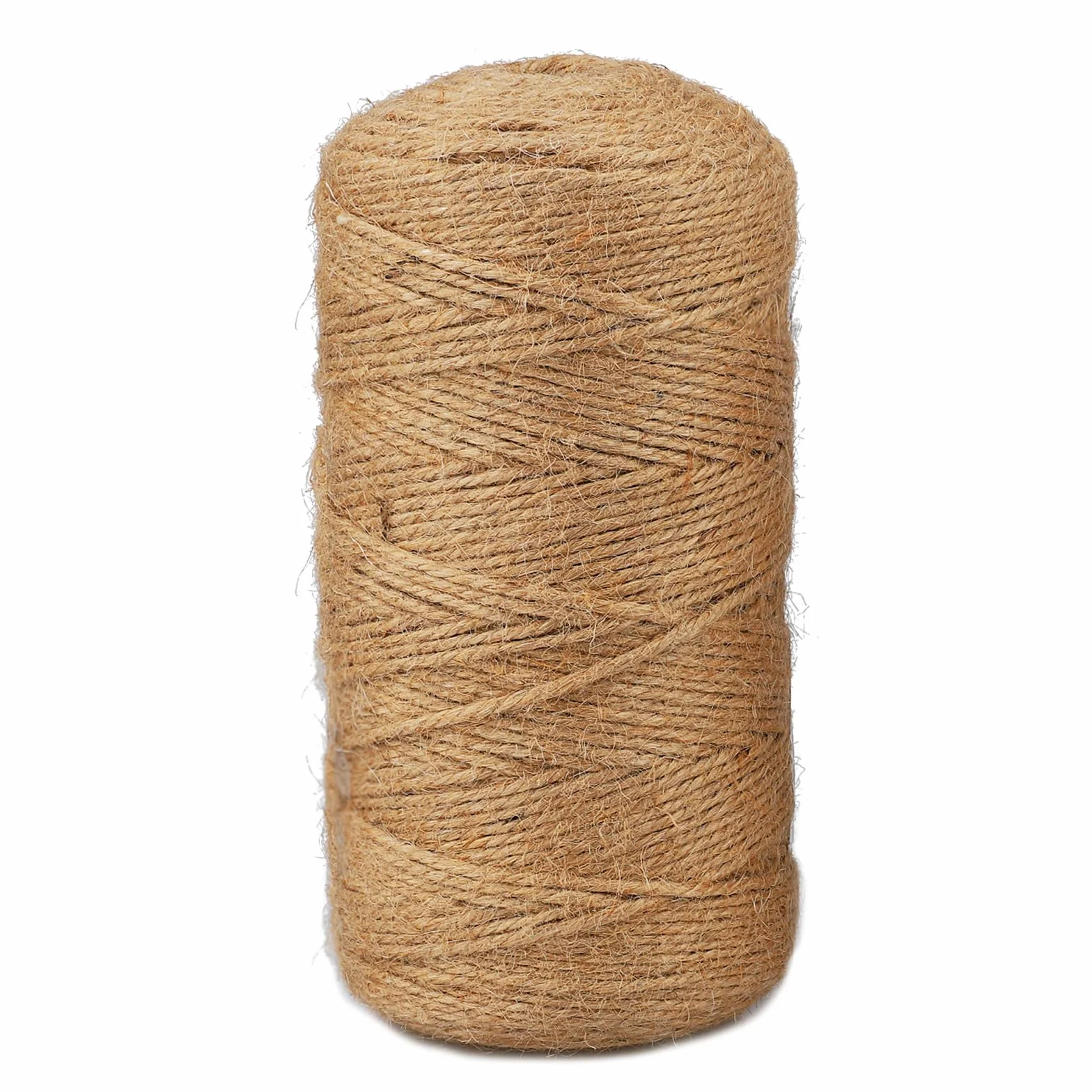 300m×3mm Cuerda de Yute, Cuerda，Cuerda Fina，Fabricada con Fibras Naturales, su Propiedad Resistente al desgarro la Hace Ideal para la decoración de Jardines y envases Decorativos, ZH318