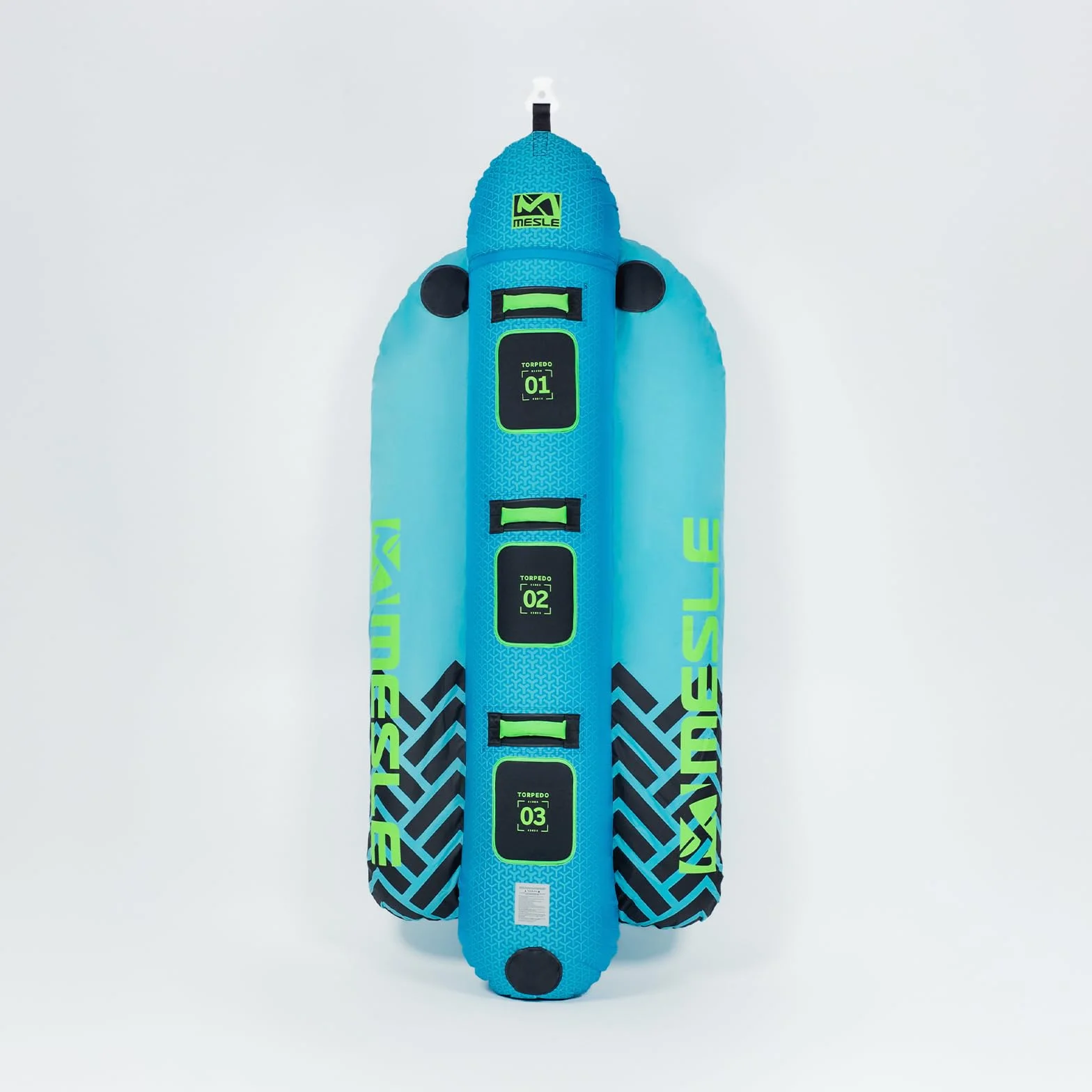 MESLE Tubos de torpedo hinchables nailon 840D para 2-4 personas deportes acuáticos banana barco
