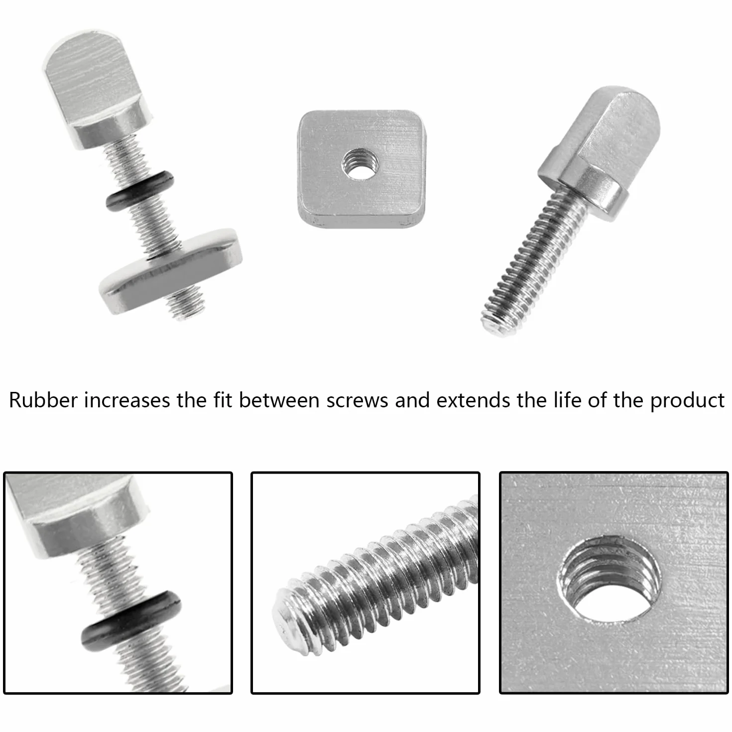 Tornillo para Tabla de Surf Acero Inoxidable 10 Piezas Accesorios Paddle Surf